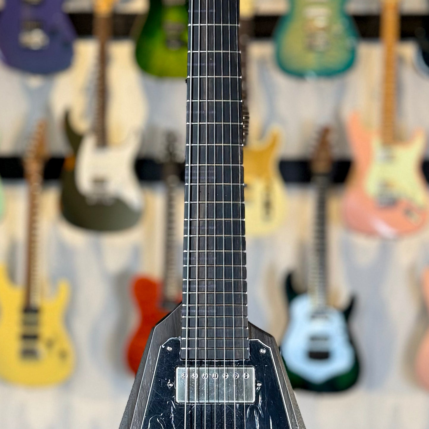 Dunable Asteroid 7 String USA Custom Shop | Trans Black/Grey