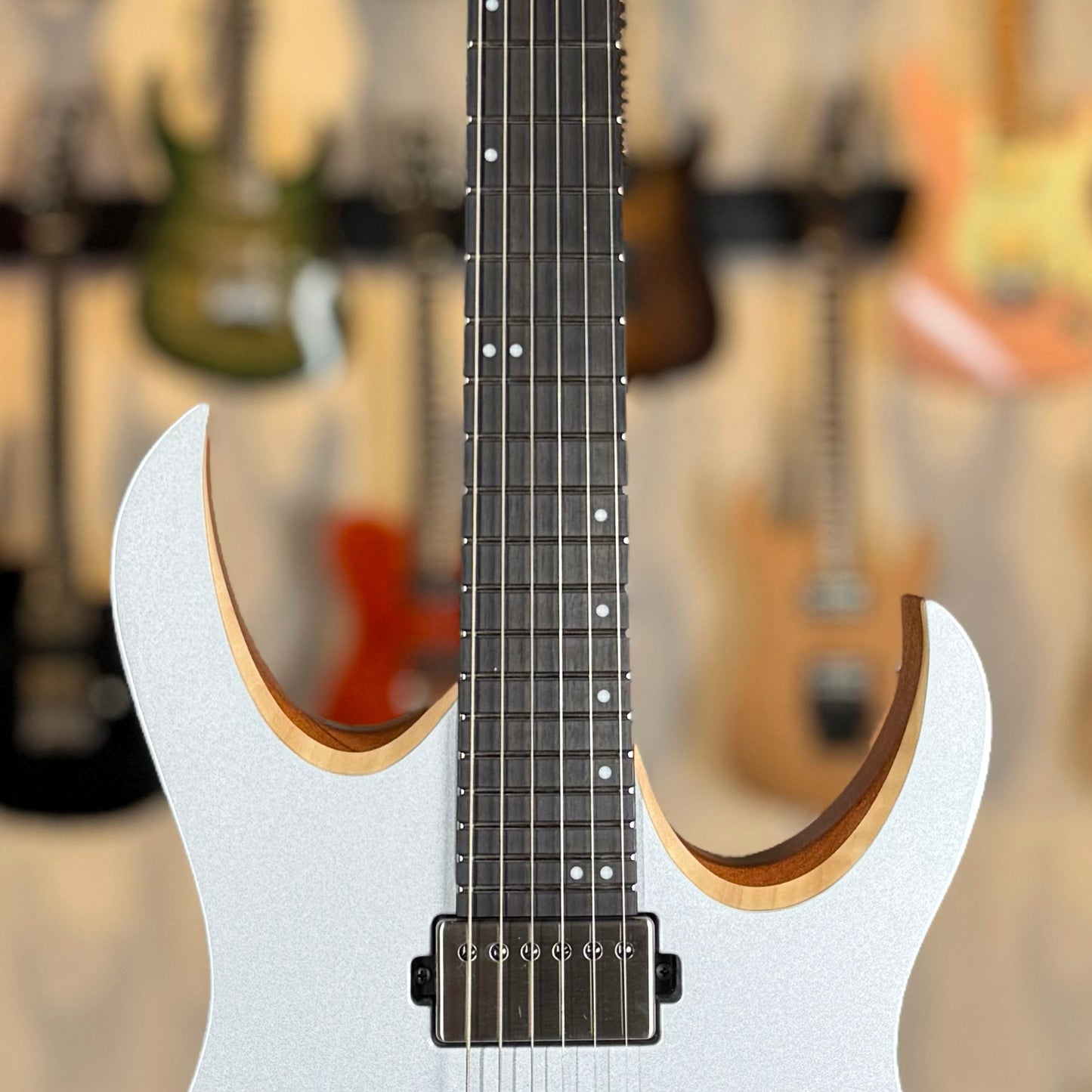 Mayones Duvell Elite 6 | Monolith Custom Silver Metallic