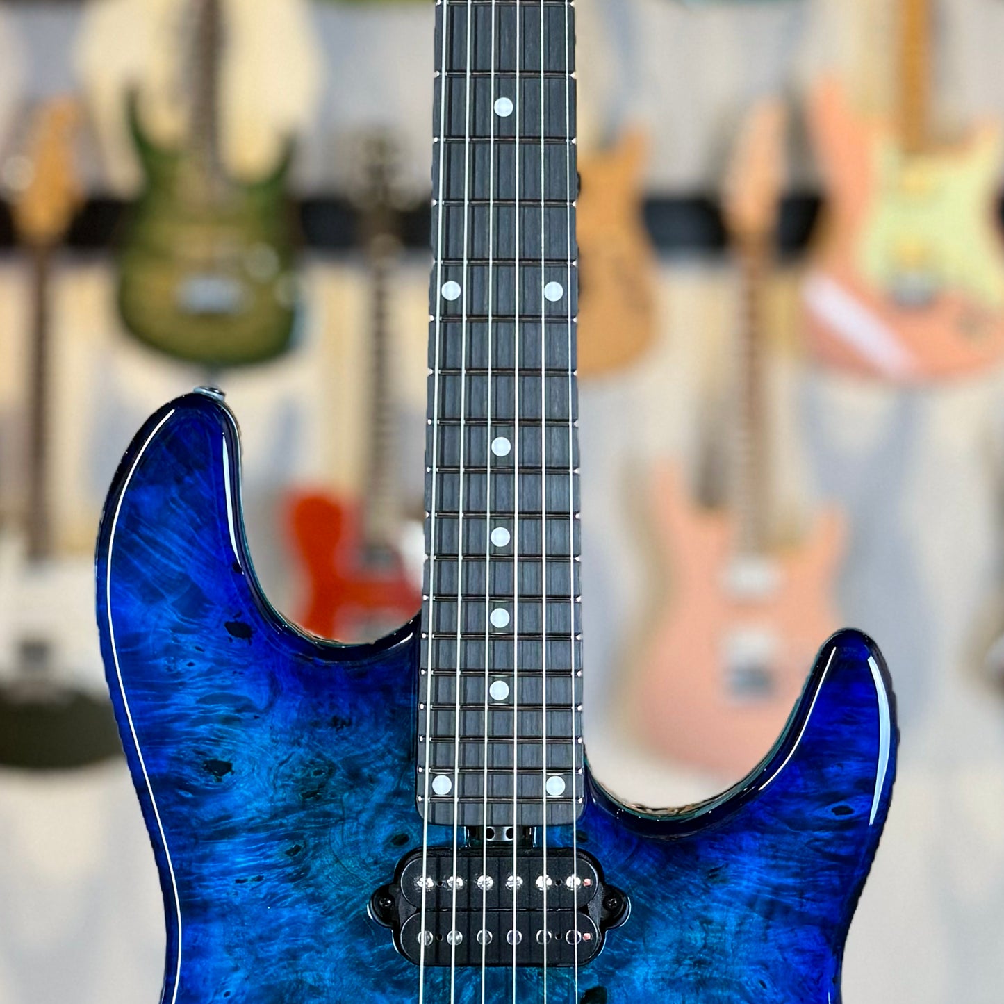 Ernie Ball Music Man Jason Richardson 6 String Artist Series Cutlass HT | Water Temple *New Color*