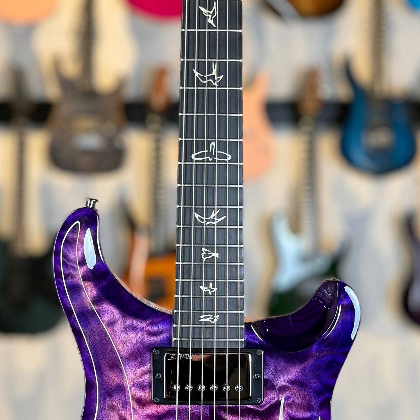 PRS Special 22 Semi-Hollow "10 Top" Sprayer's Choice Wood Library | Raspberry Purple Burst