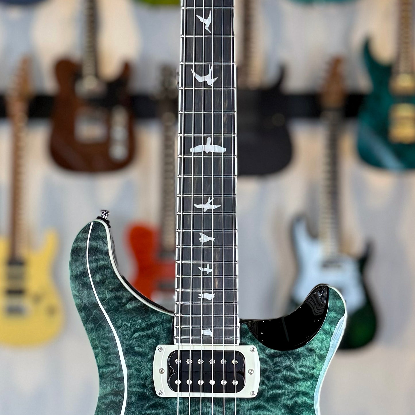 PRS SE Custom 24 Quilt | Teal Black
