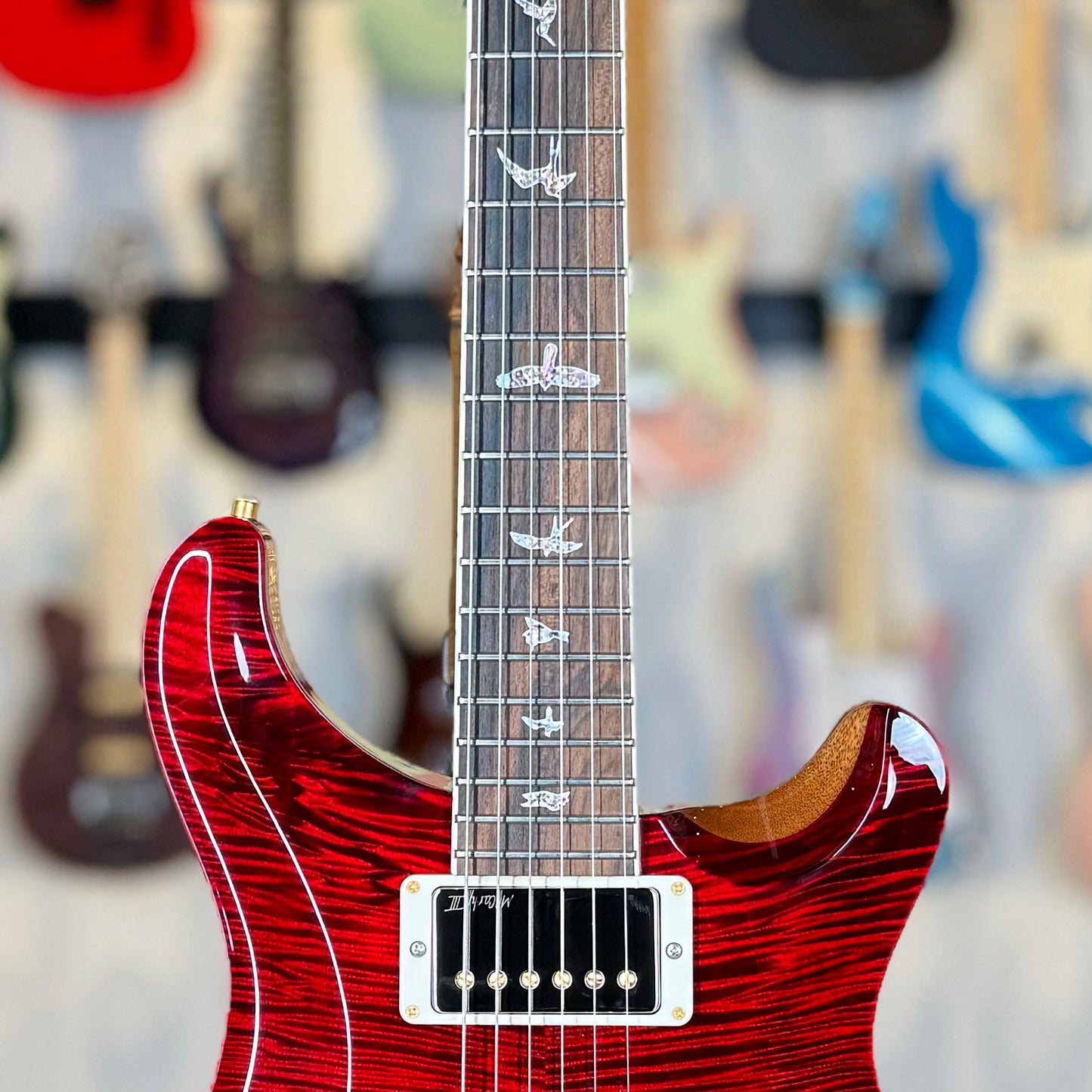 PRS McCarty Trem Wood Library "10" Top |  Red Tiger