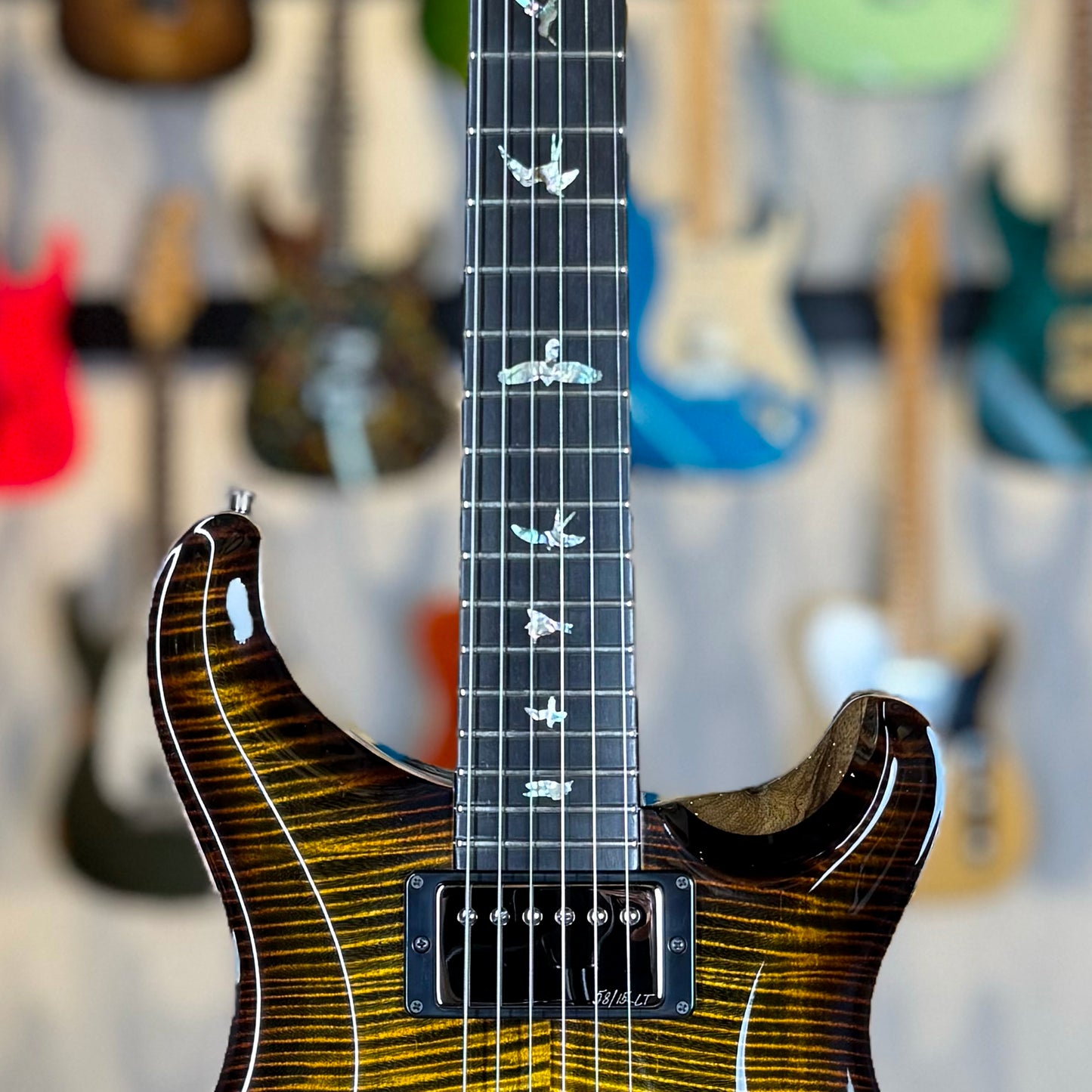 PRS Private Stock McCarty Semi-Hollow | Tiger Eye Glow
