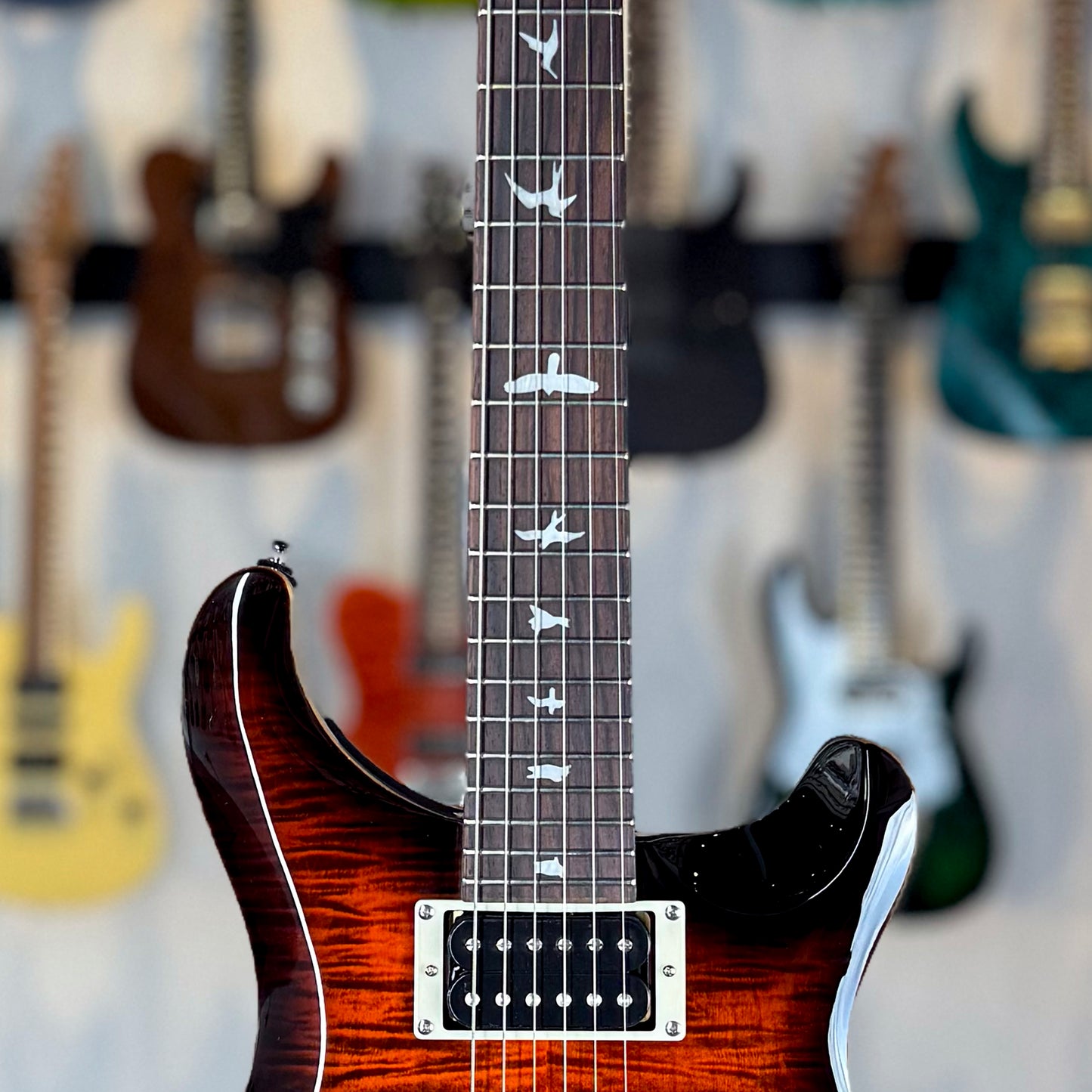 PRS SE Custom 24 | Orange Tiger Smokeburst