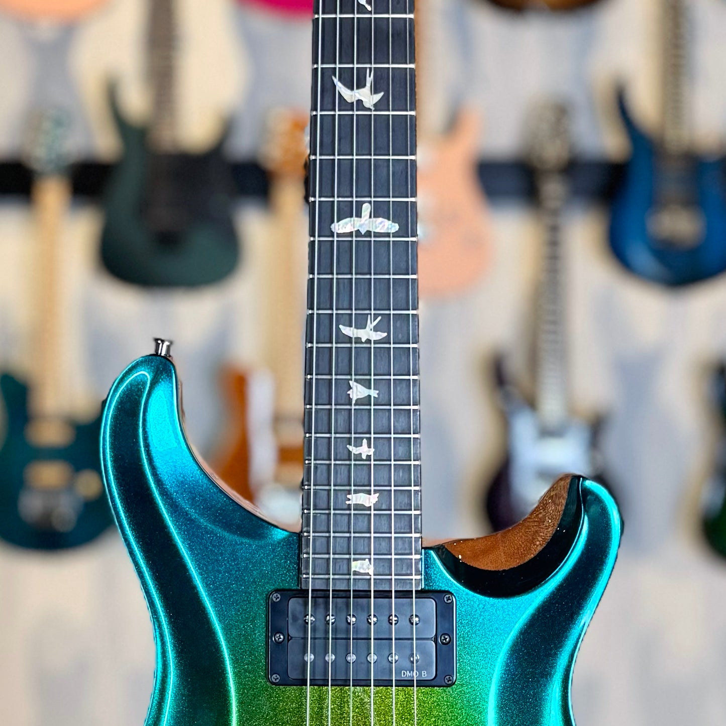 PRS Custom 24 Sprayer's Choice | Blue Green Sparkle Dragon's Breath