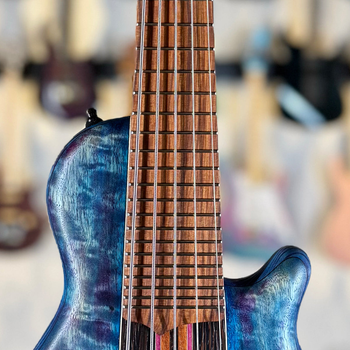 Mayones Cali 5 | Oil Spill Blue Custom Color
