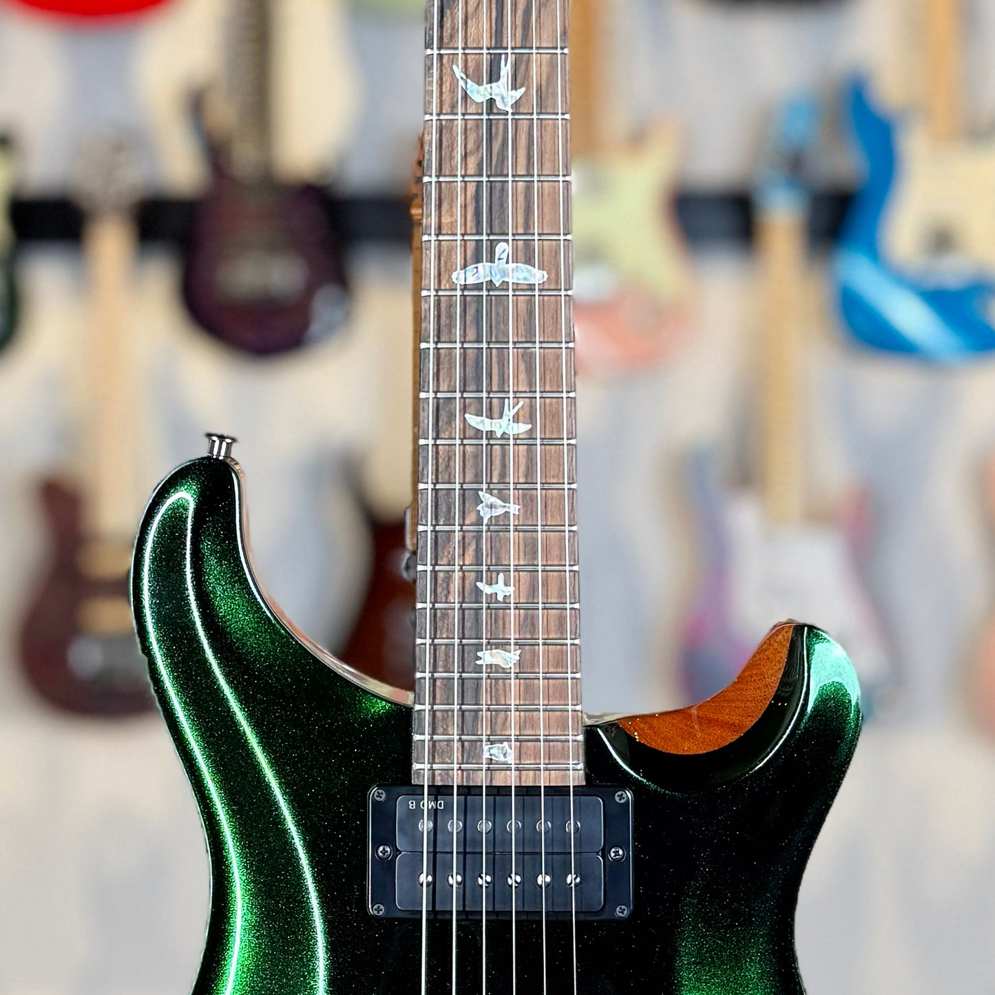 PRS Custom 24-08 Sprayer's Choice Wood Library | British Racing Green Metallic