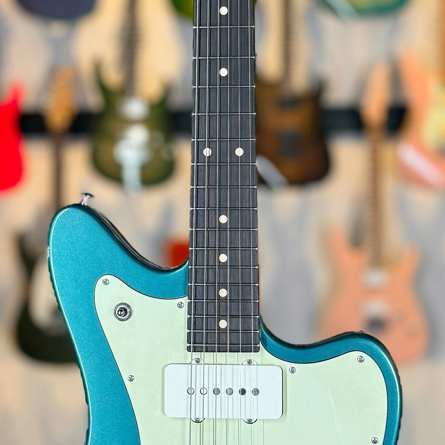 Suhr Classic JM Anqtue Funk Limited Edition | Ocean Turquoise Metallic (Pre-Owned)