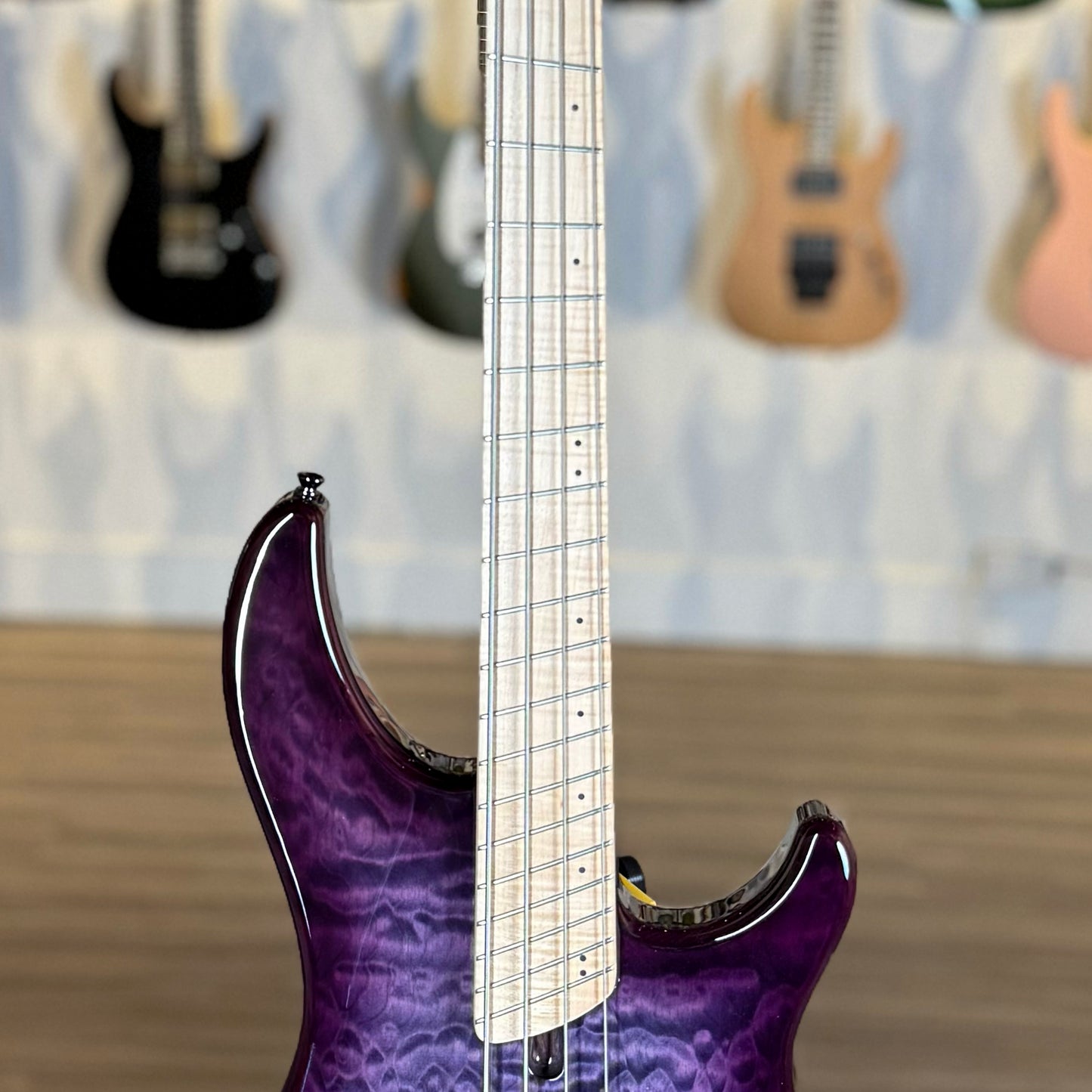 Dingwall Guitars Combustion C3 4 String | Ultravioletburst Quilt