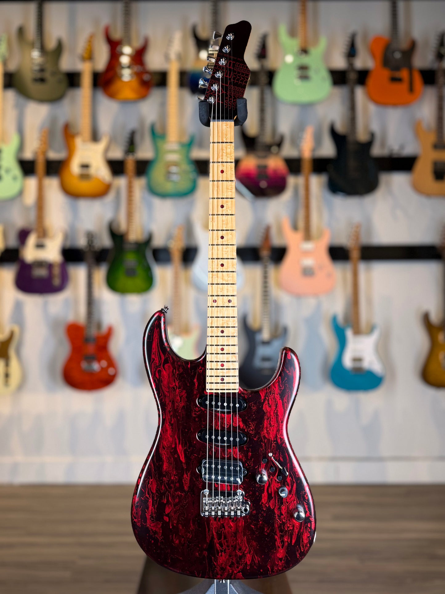 James Tyler Guitars Studio Elite HD | Candy Apple Red Shmear