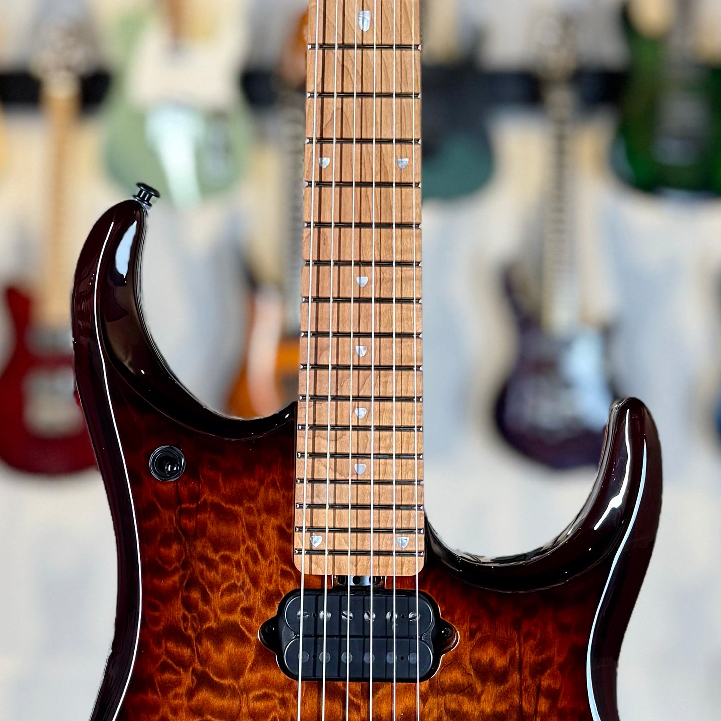 Ernie Ball Music Man JP15 | Amber Waves Quilt