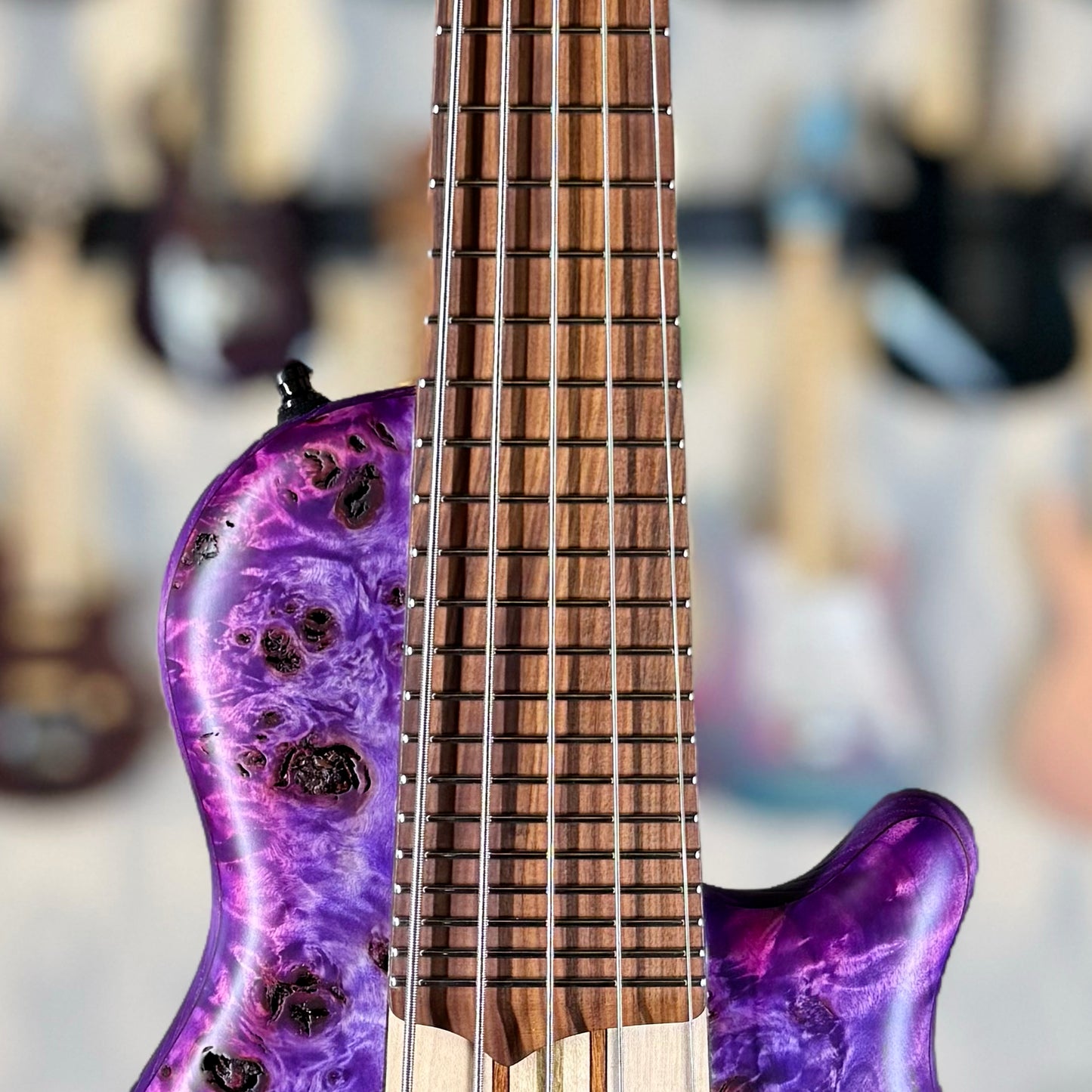 Mayones Cali 5 | Master Grade Magenta Burst Custom Color