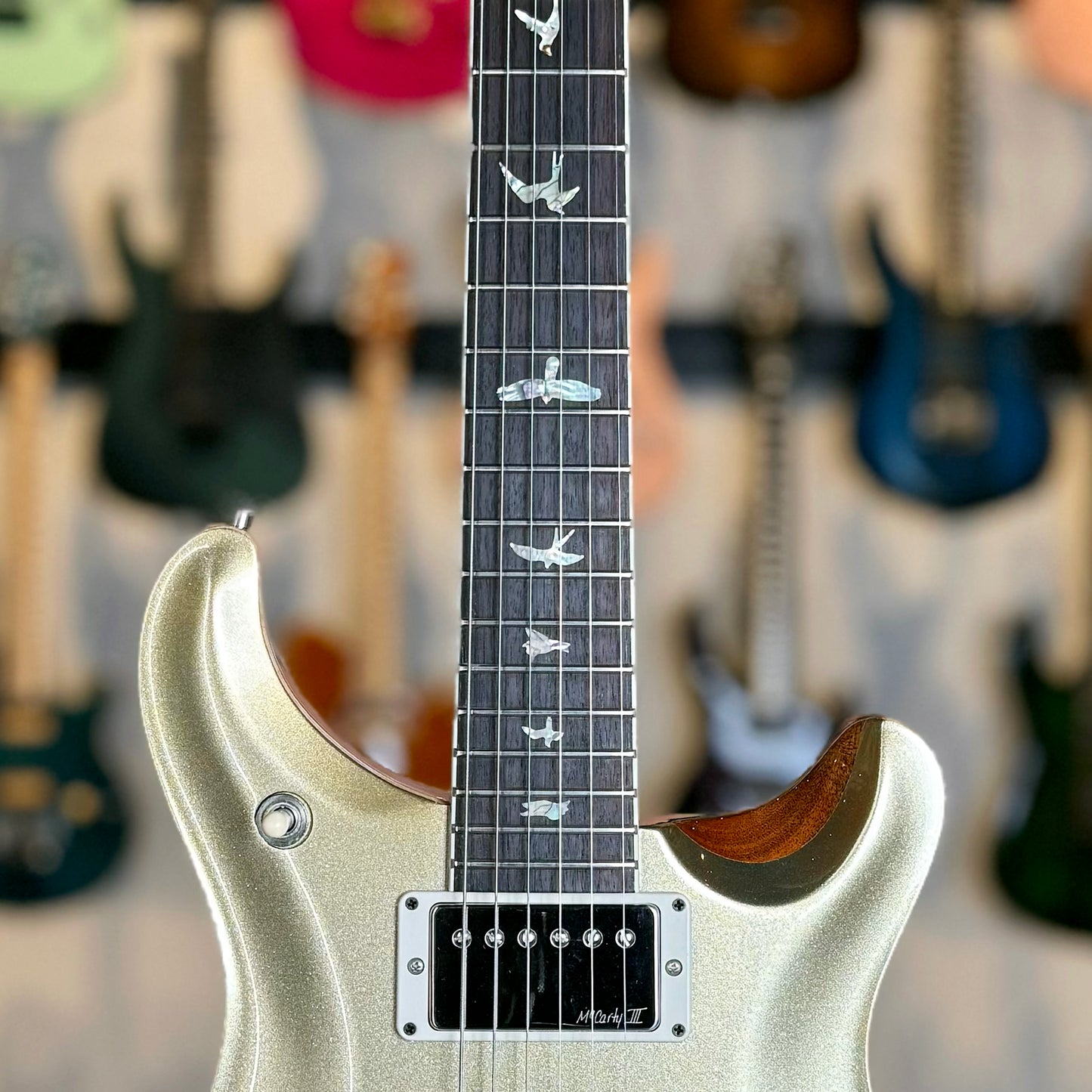 PRS McCarty 594 Sprayer's Choice | Champagne Sparkle/Natural Back