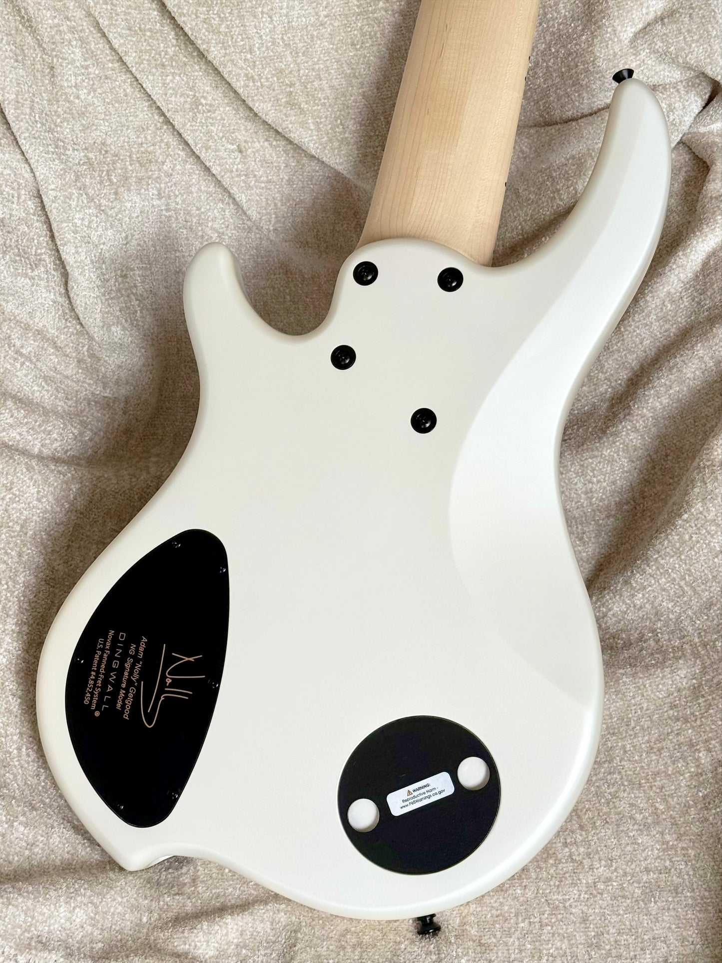Dingwall Guitars Adam "Nolly" Getgood NG Signature 6 String | Matte Ducati Pearl White
