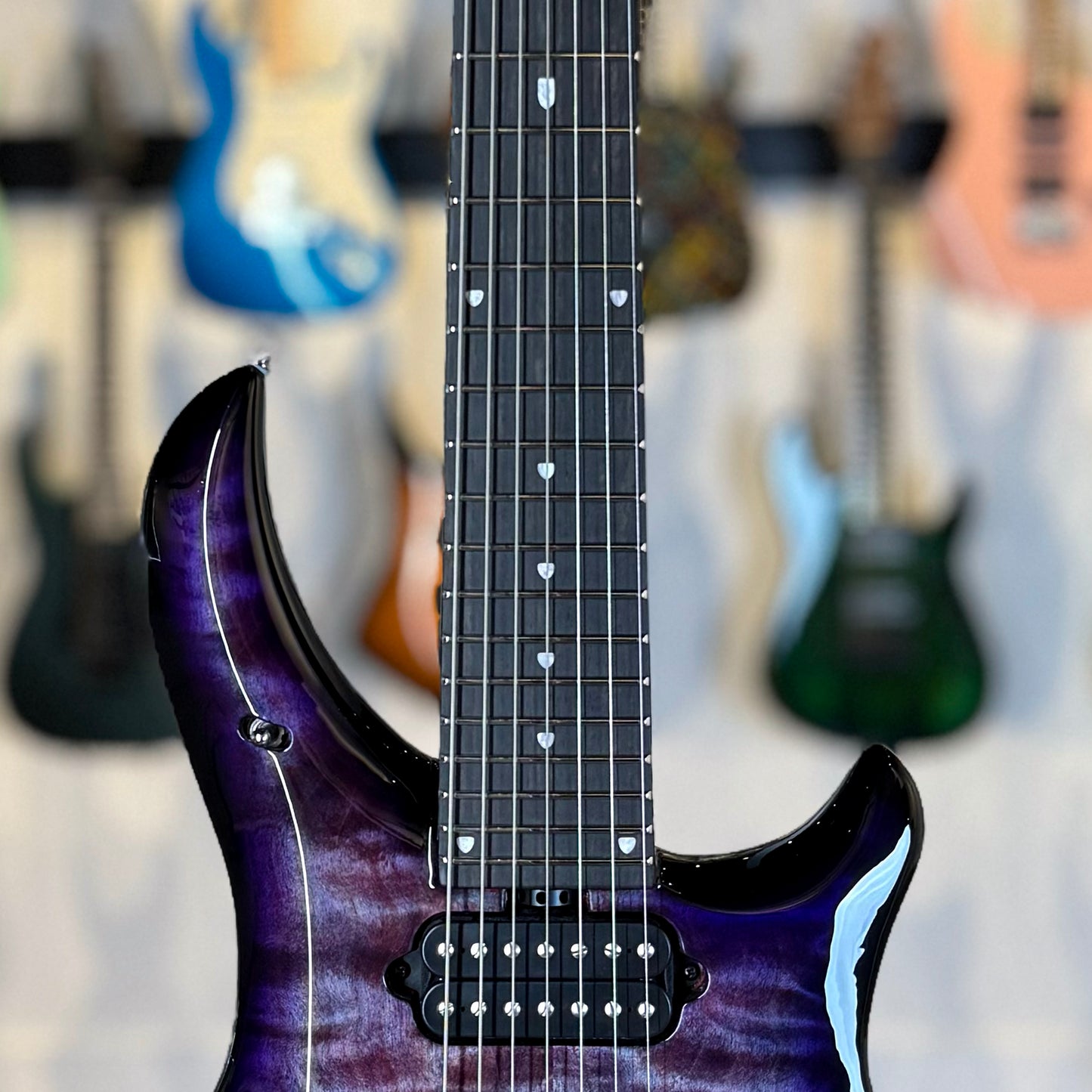 Ernie Ball Music Man Majesty 7 Premium Select | Purple Nebula II