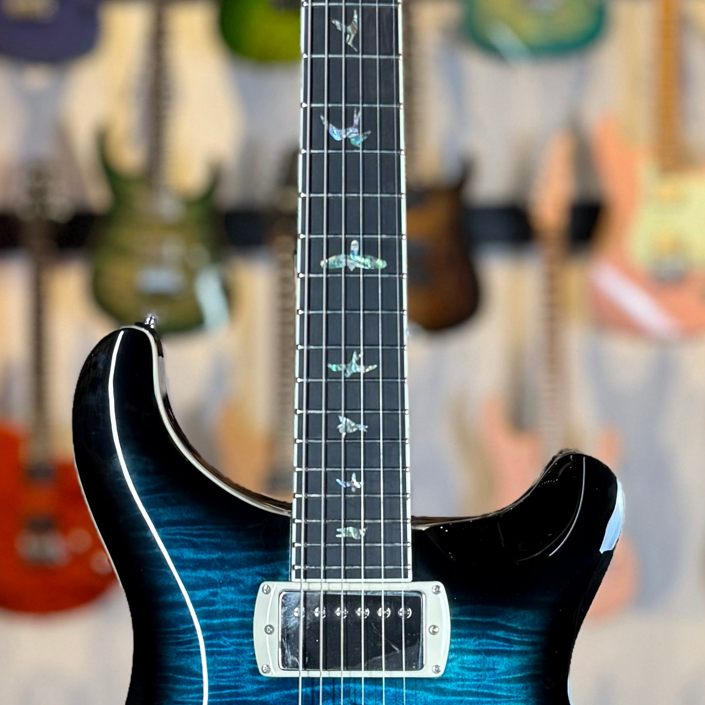 PRS SE Hollowbody II Piezo | Peacock Blue
