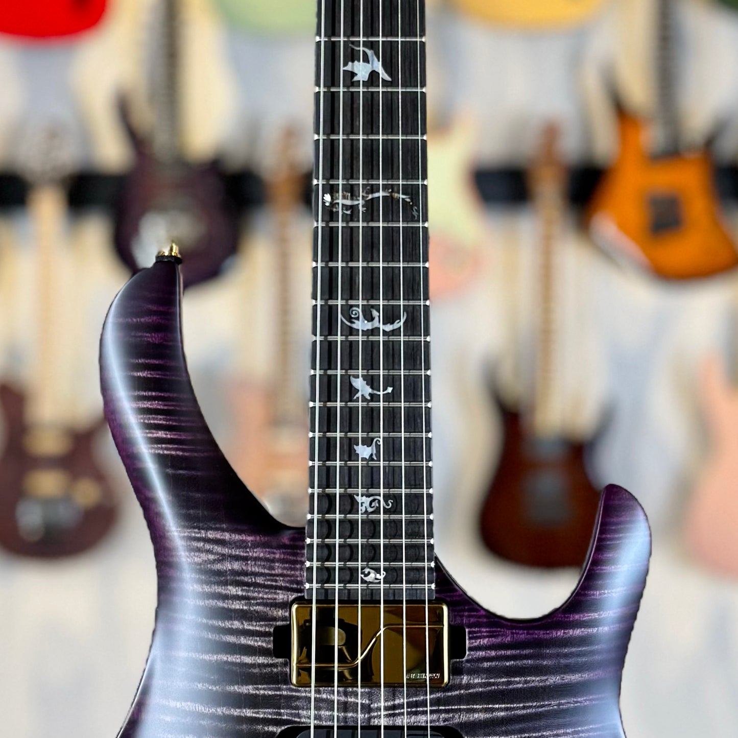 PRS USA Chleo Limited Edition Herman Li Signature | Charcoal Purple Burst (1 of 200)