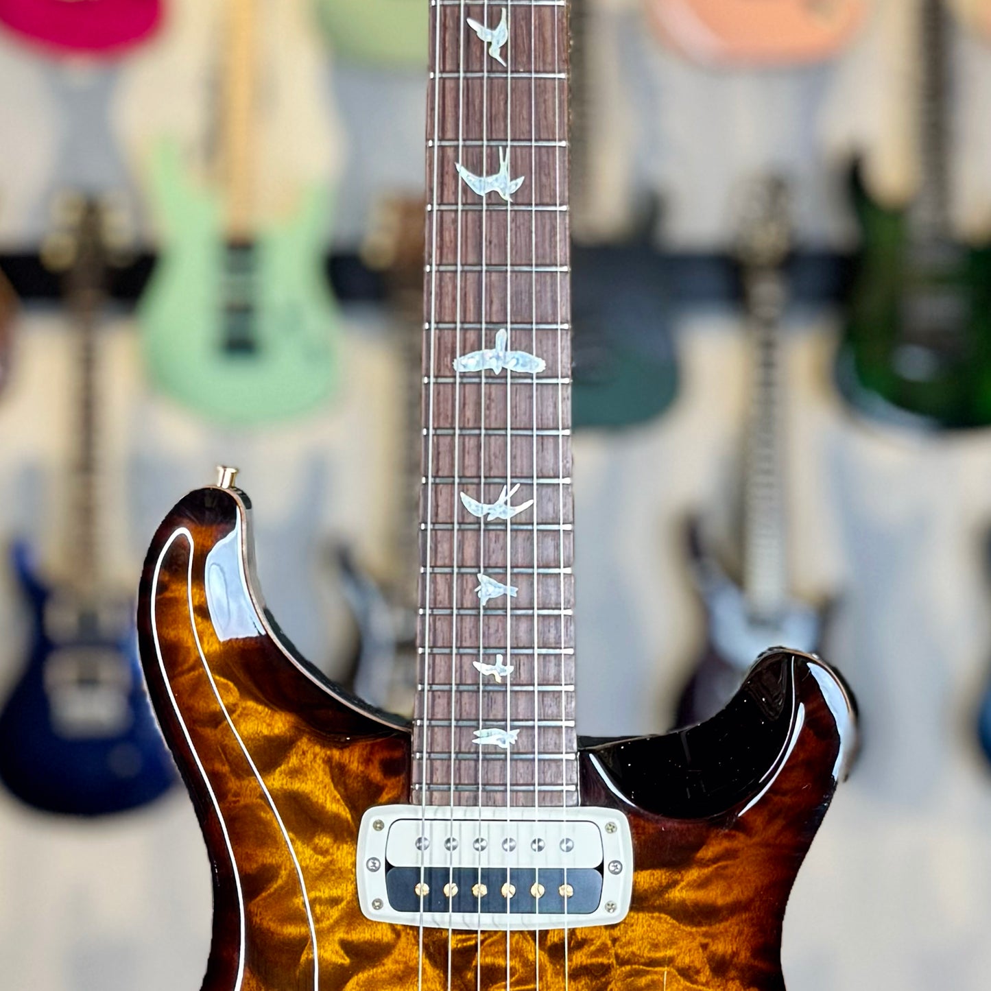 PRS Paul's Guitar "10 Top/One-Piece Top" Brazilian Rosewood | Black Gold Burst (Pre-Owned)