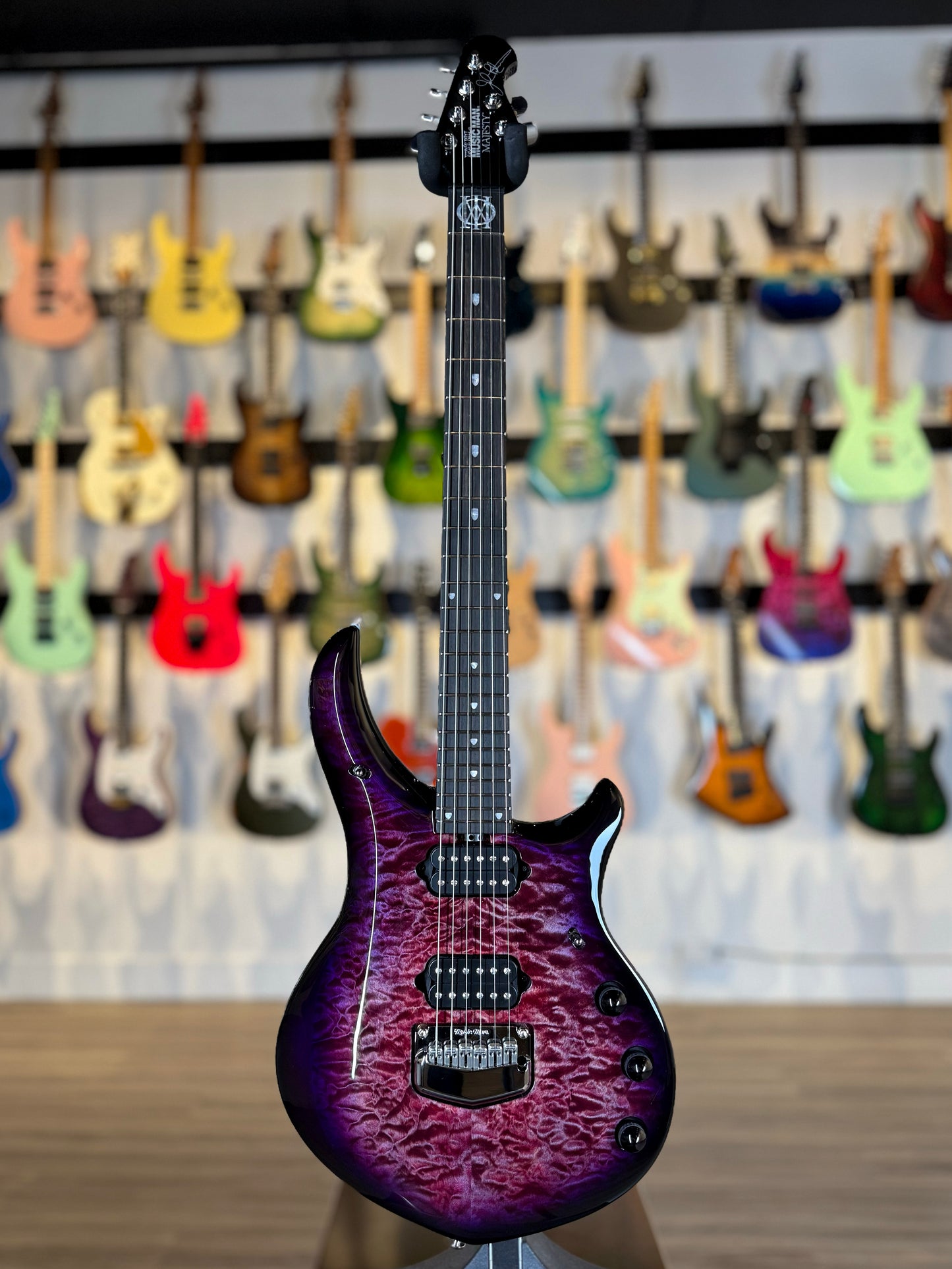 Ernie Ball Music Man Majesty 6 Premium Select | Purple Nebula II
