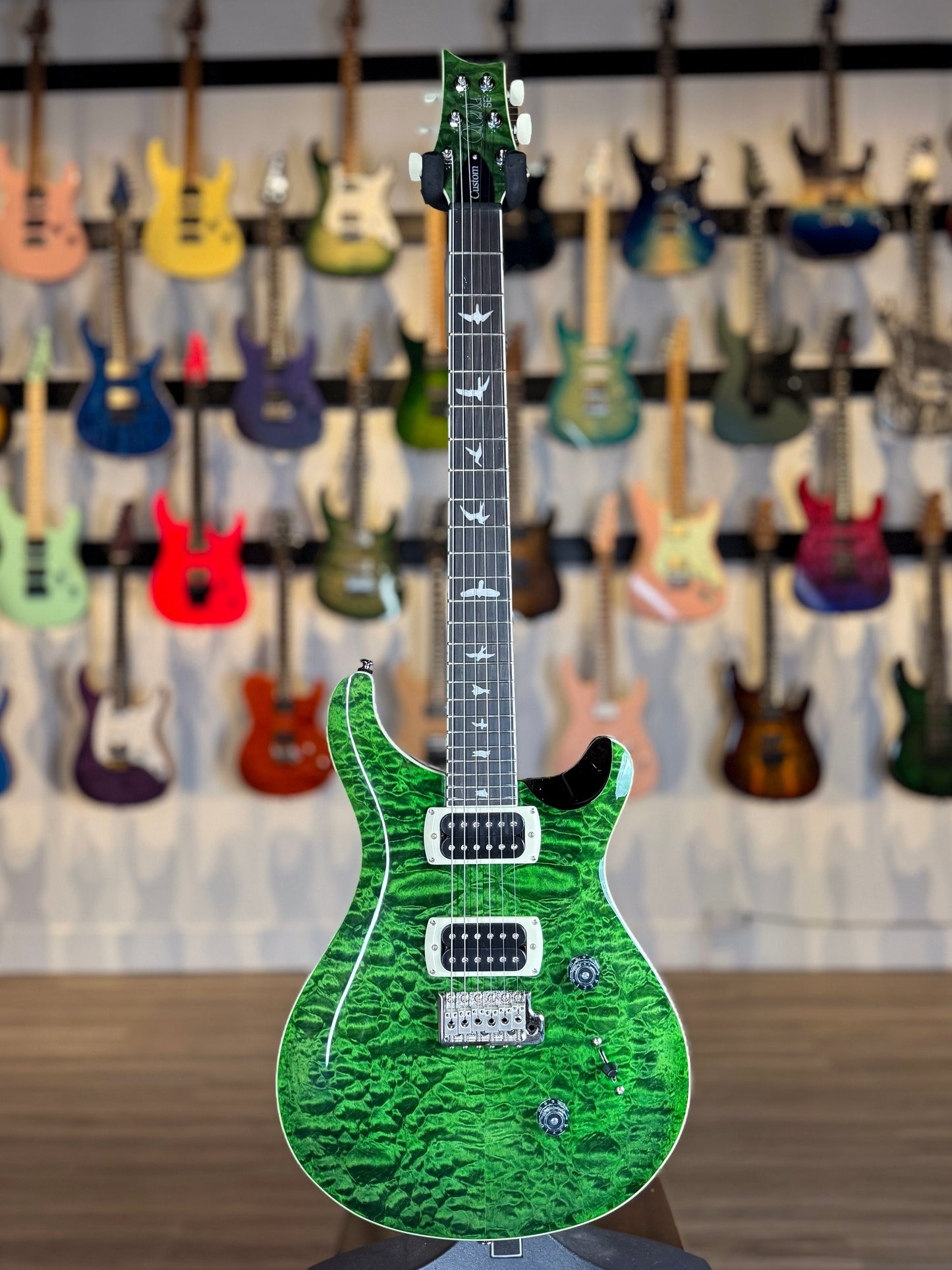 PRS SE Custom 24 Quilt | Teal Black