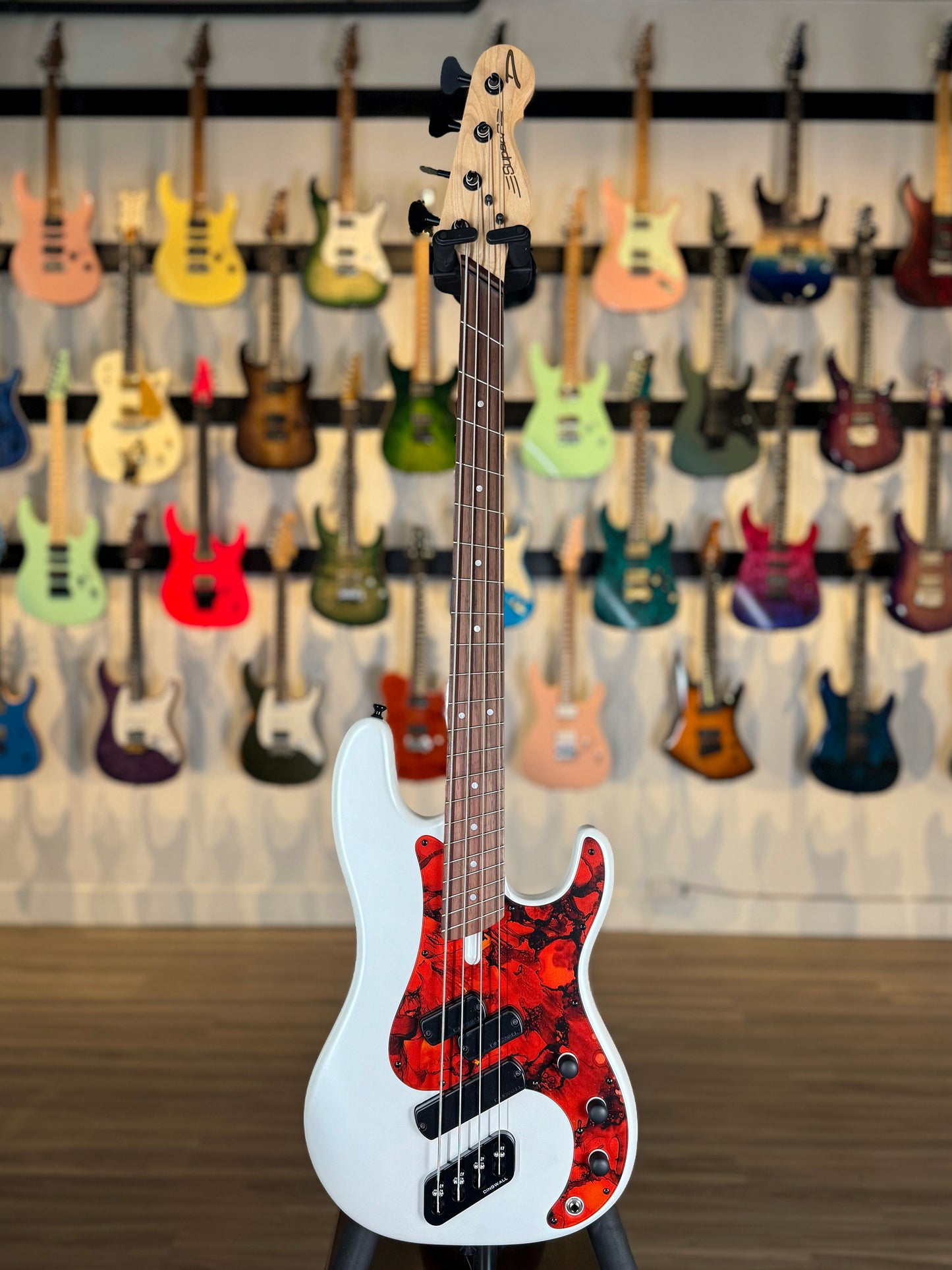 Dingwall Guitars SP1 4 String | Matte Ducati Pearl White