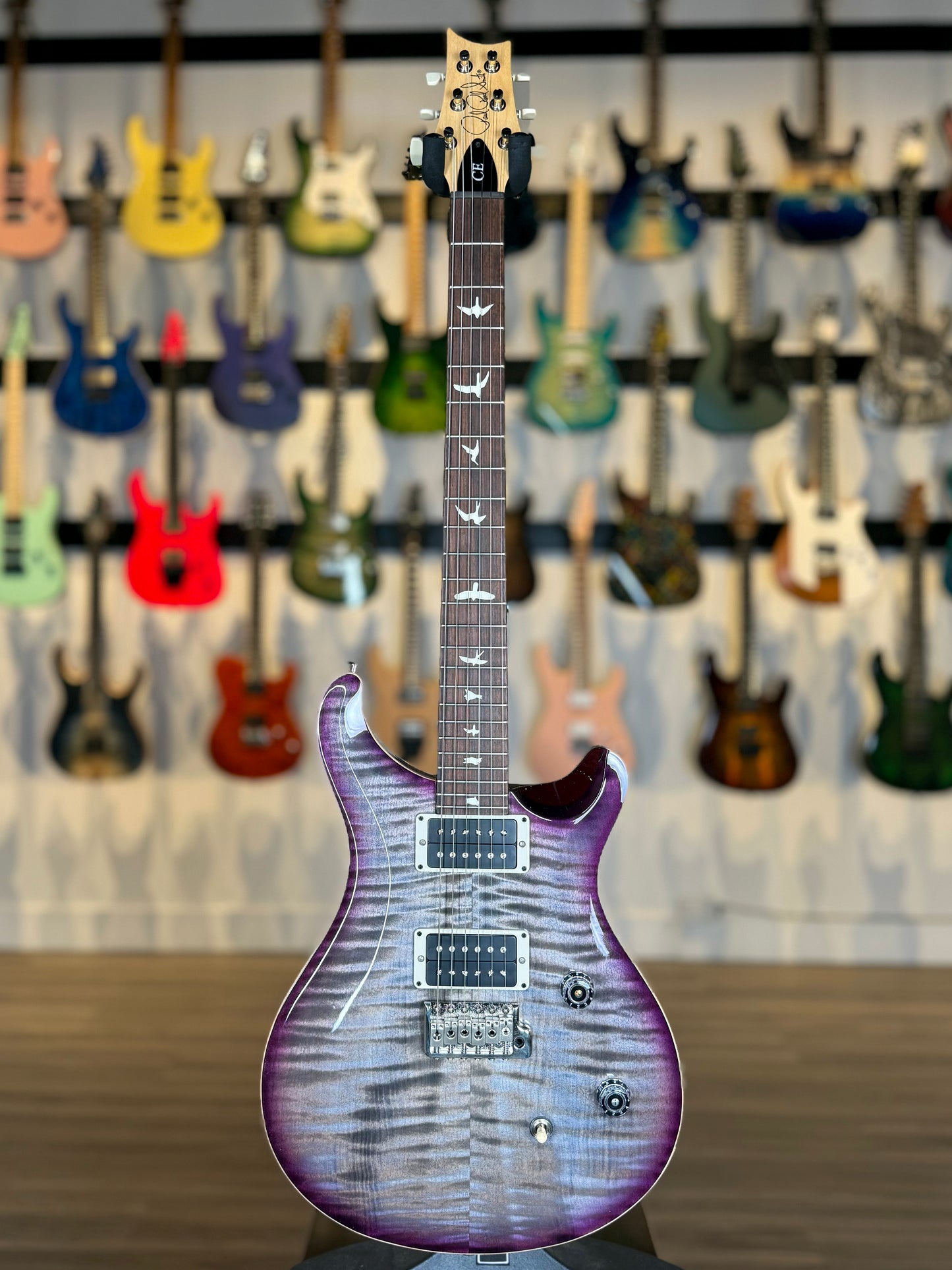 PRS CE 24 | Faded Gray Black Purple Burst