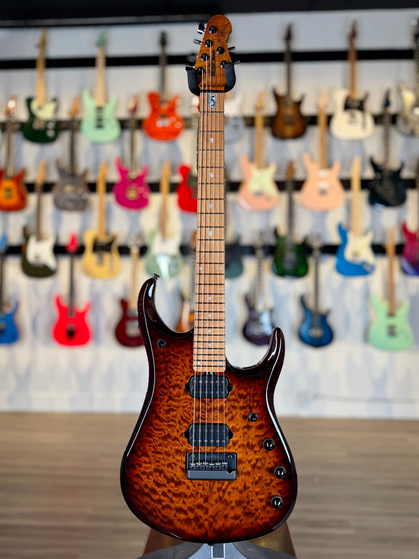 Ernie Ball Music Man JP15 | Amber Waves Quilt