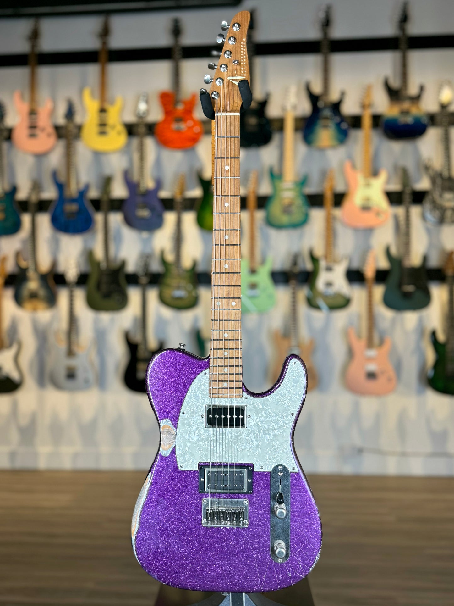 Tom Anderson T Classic | Big Sparkle Purple In-Distress Level 2