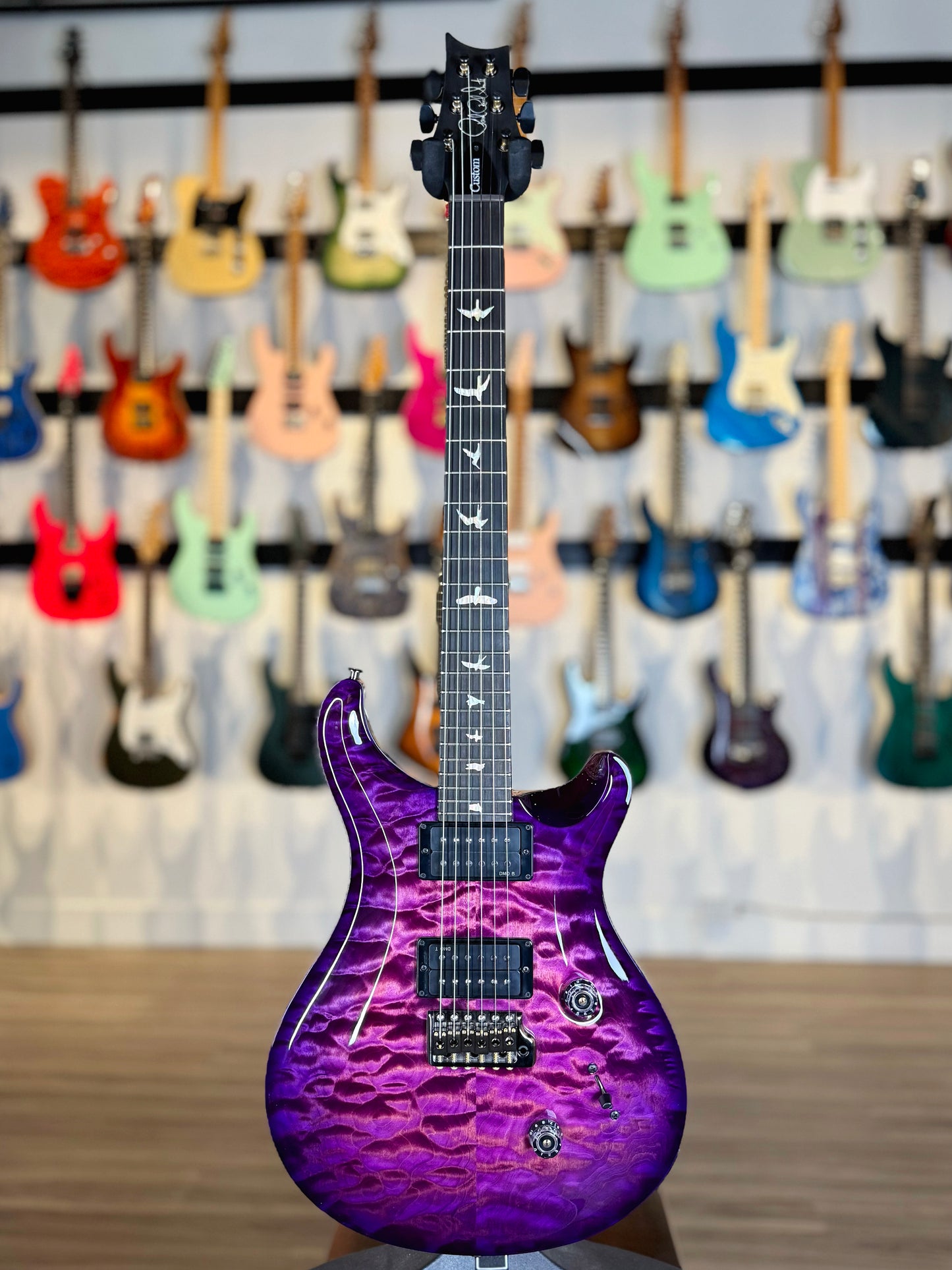 PRS Custom 24 Artist Top Wood Library Sprayer's Choice | Orchid Glow