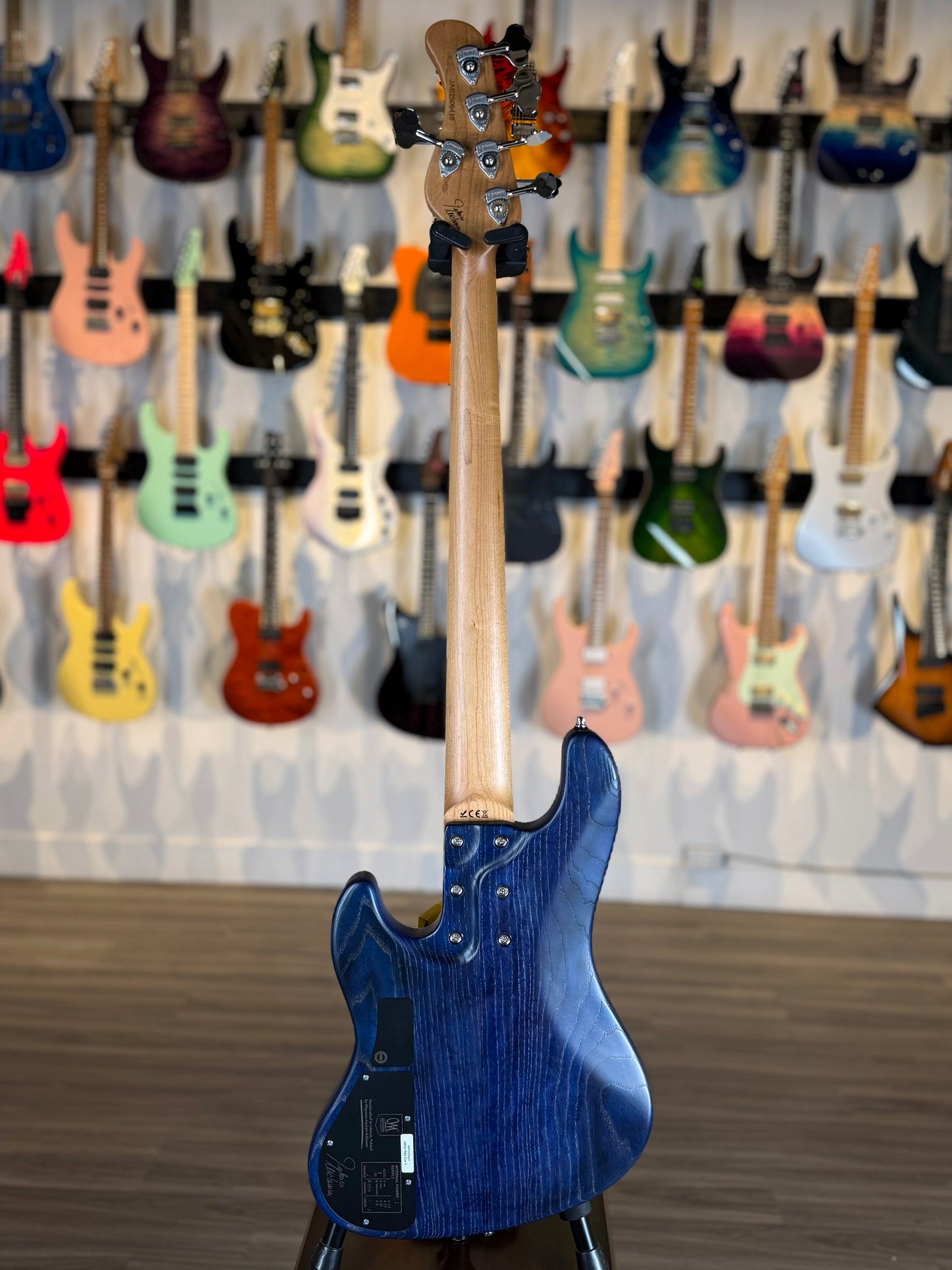 Mayones Jabba Mala Due 5 Federico Malaman Signature 5 String | Natural Fade Blue Burst Out