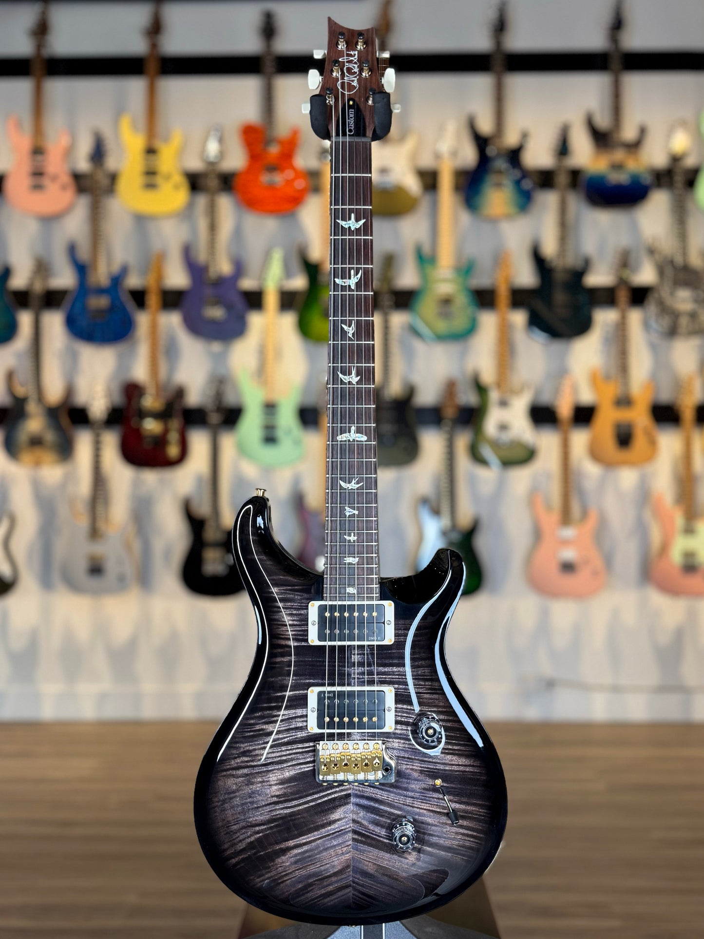 PRS Custom 24 "10 Top" | Purple Mist Wraparound Smokeburst