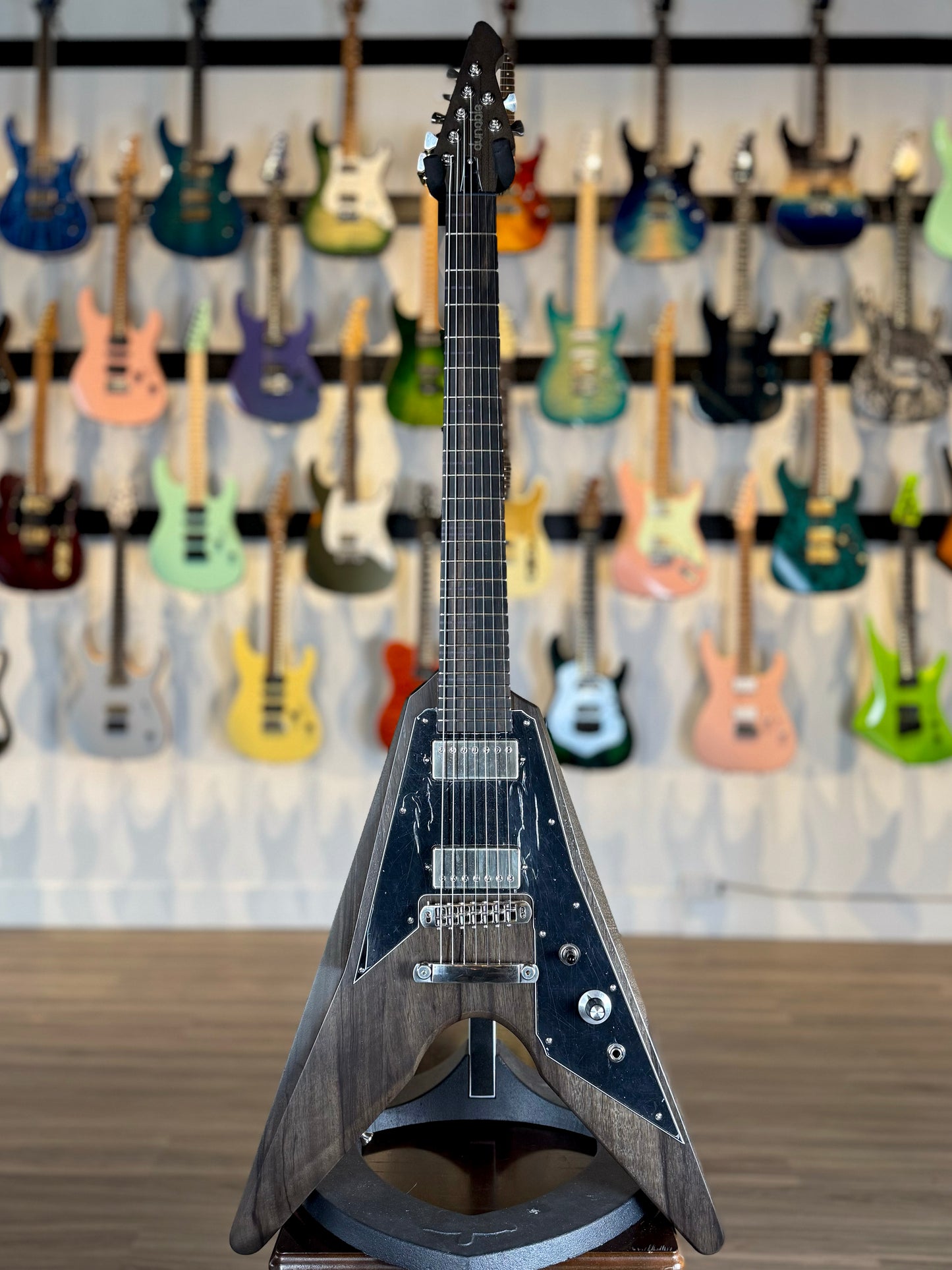 Dunable Asteroid 7 String USA Custom Shop | Trans Black/Grey