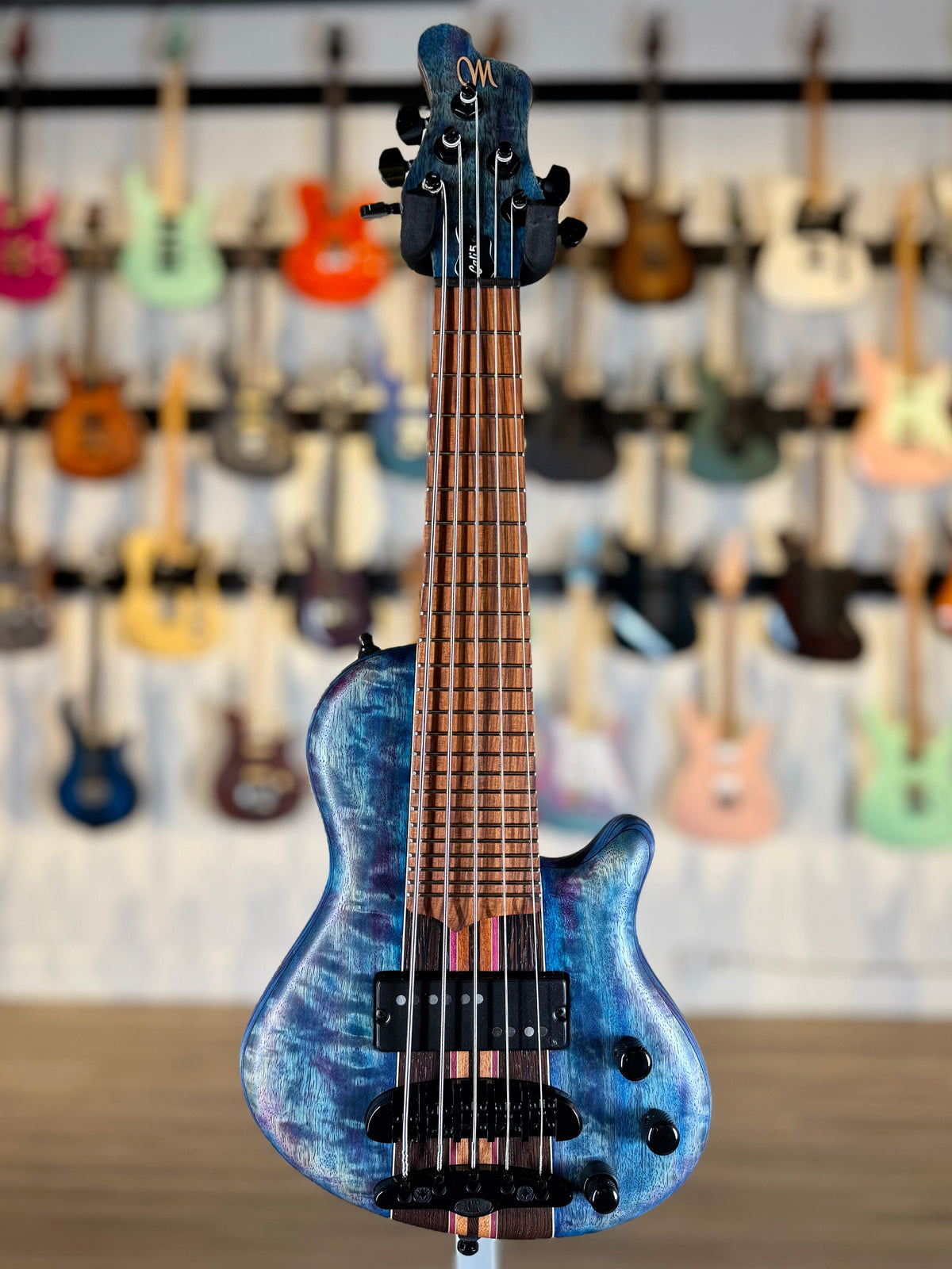 Mayones Cali 5 | Oil Spill Blue Custom Color