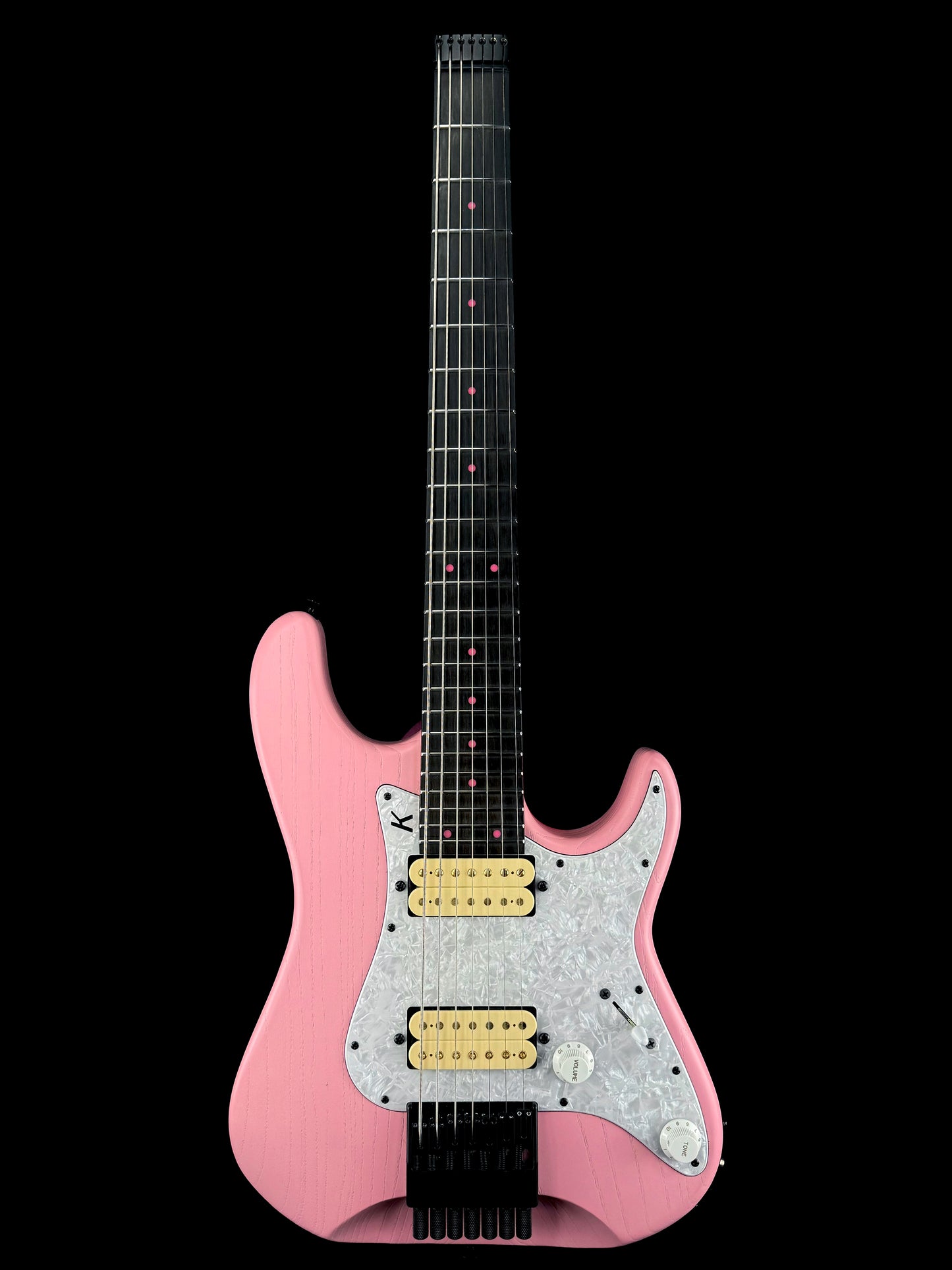 Kiesel Headless Delos 7  | Light Pink Raw Tone Satin