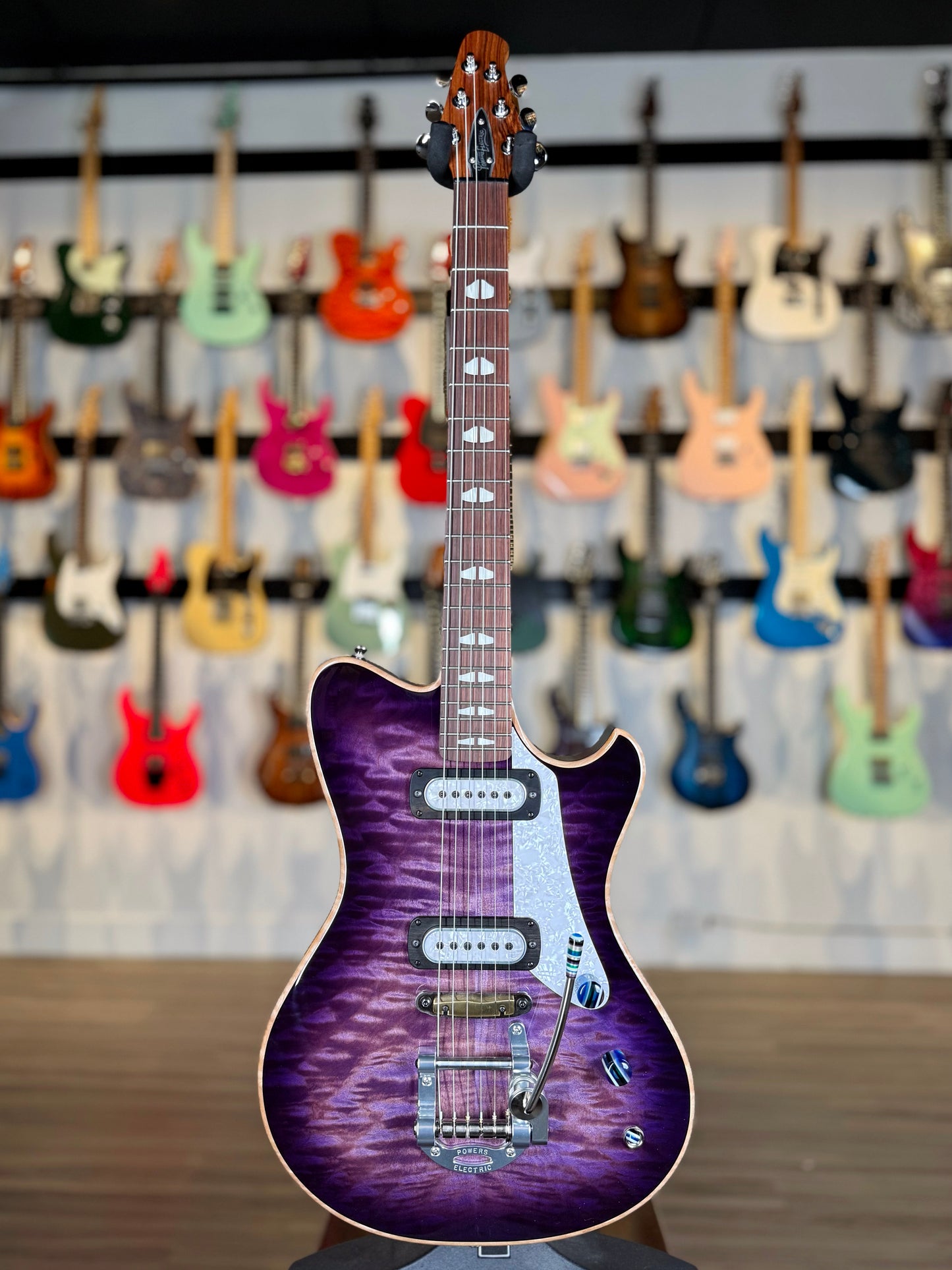 Powers Electric A-Type Select Maple | Ube Burst Quilt