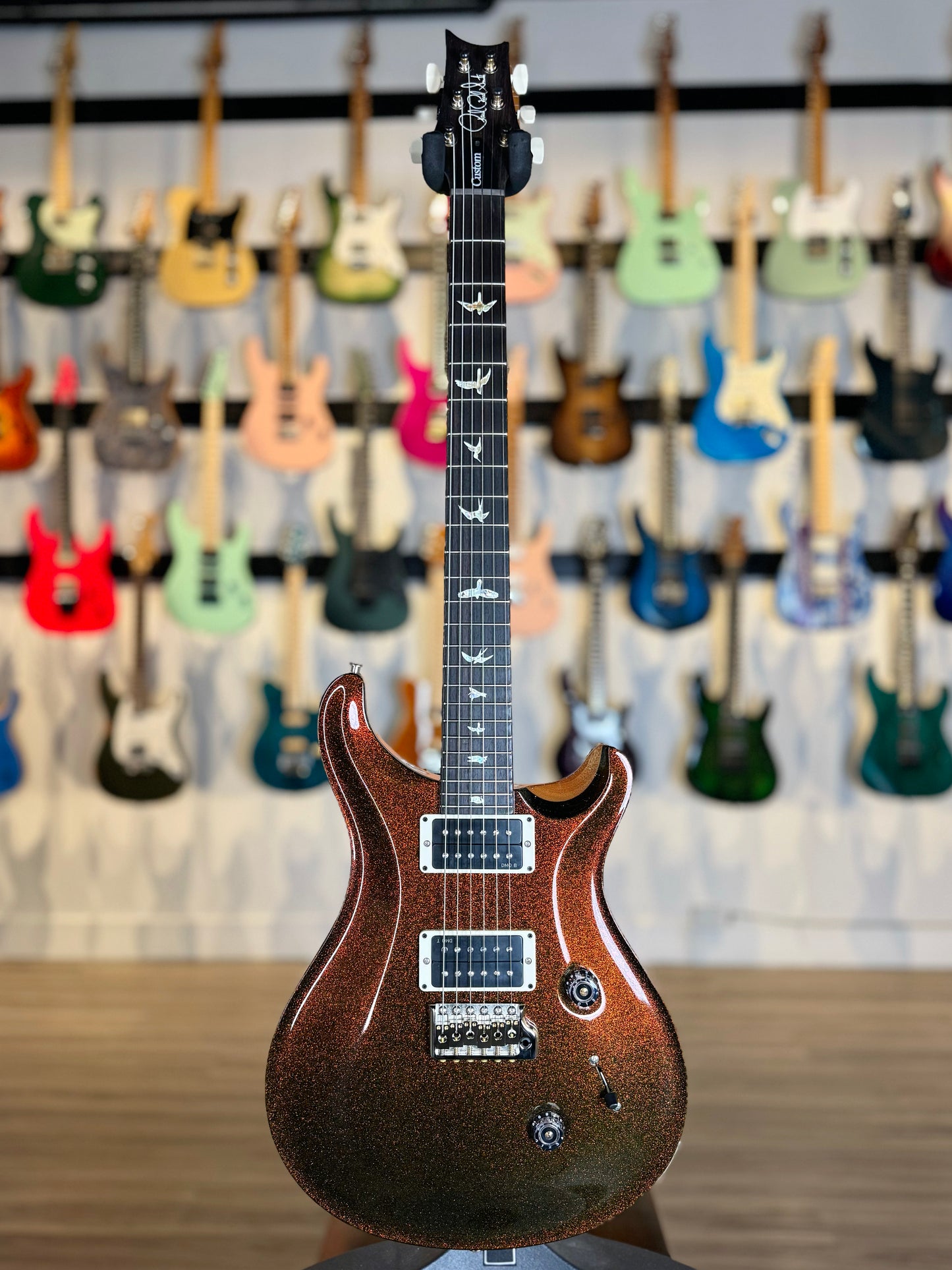 PRS Custom 24 Sprayer's Choice | Cherry Coke Colorshift Sparkle/Natural Back