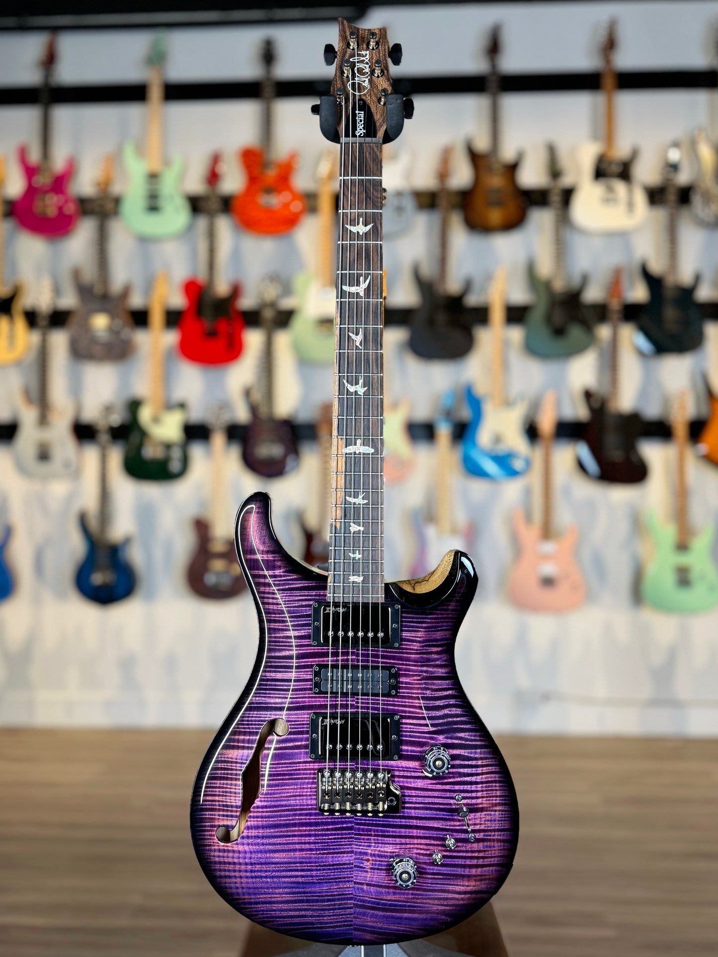 PRS Special Semi-Hollow Wood Library "Artist Top" | Fuschia Burst