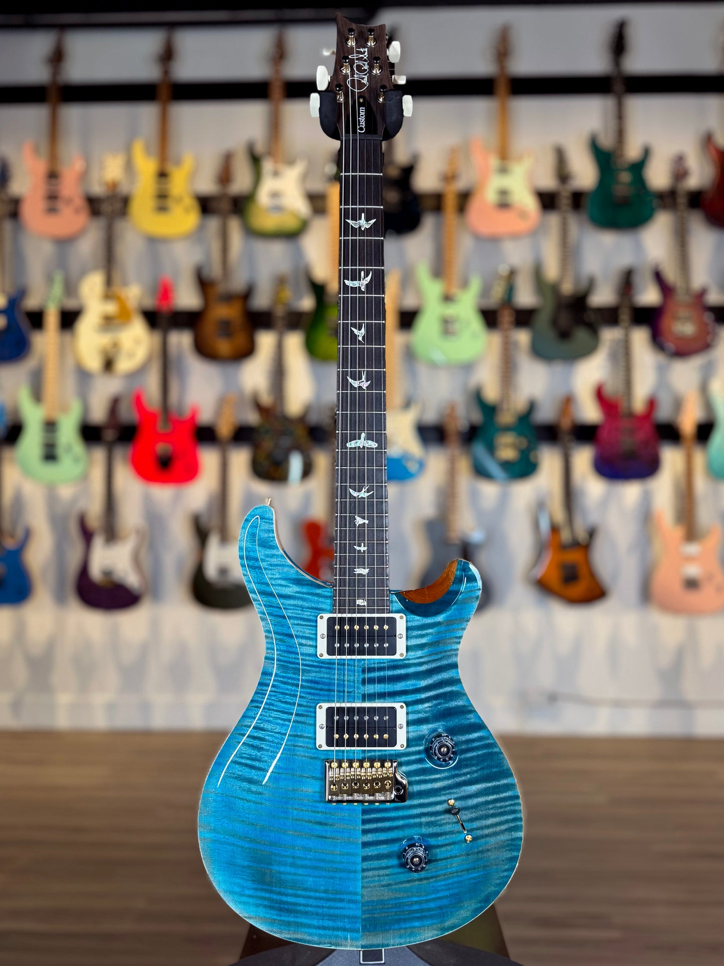 PRS Custom 24 "10 Top" | Carroll Blue (Pre-Owned)
