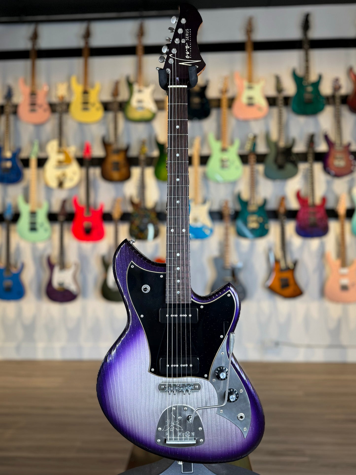 Novo Guitars Serus J Custom | Purple Stranger Burst