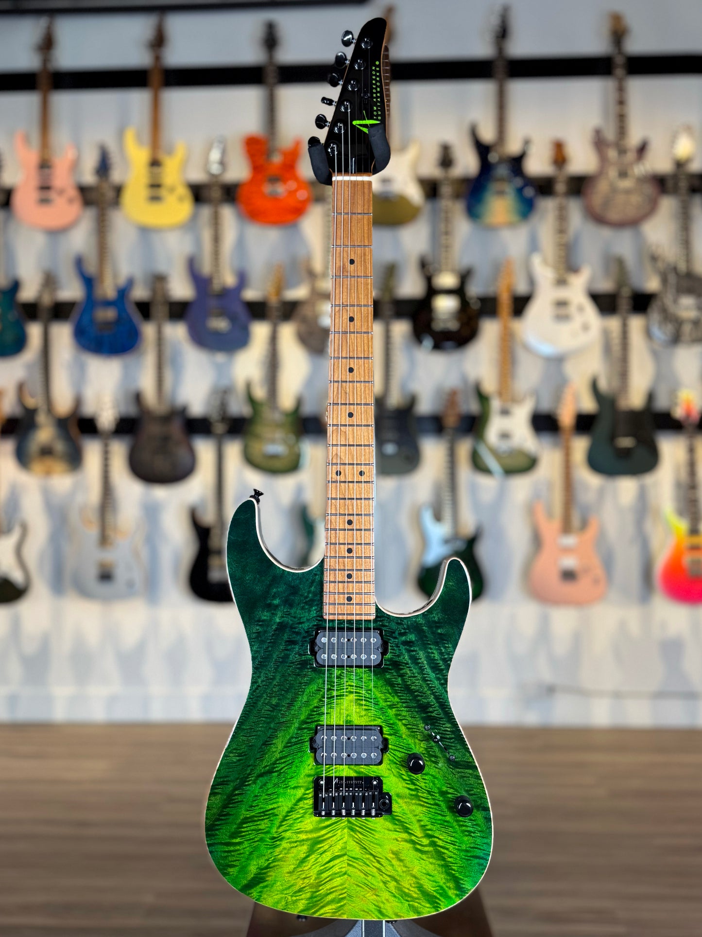 Tom Anderson Drop Top | Gamma Green WakeSurf with Binding (Special Selection Top)