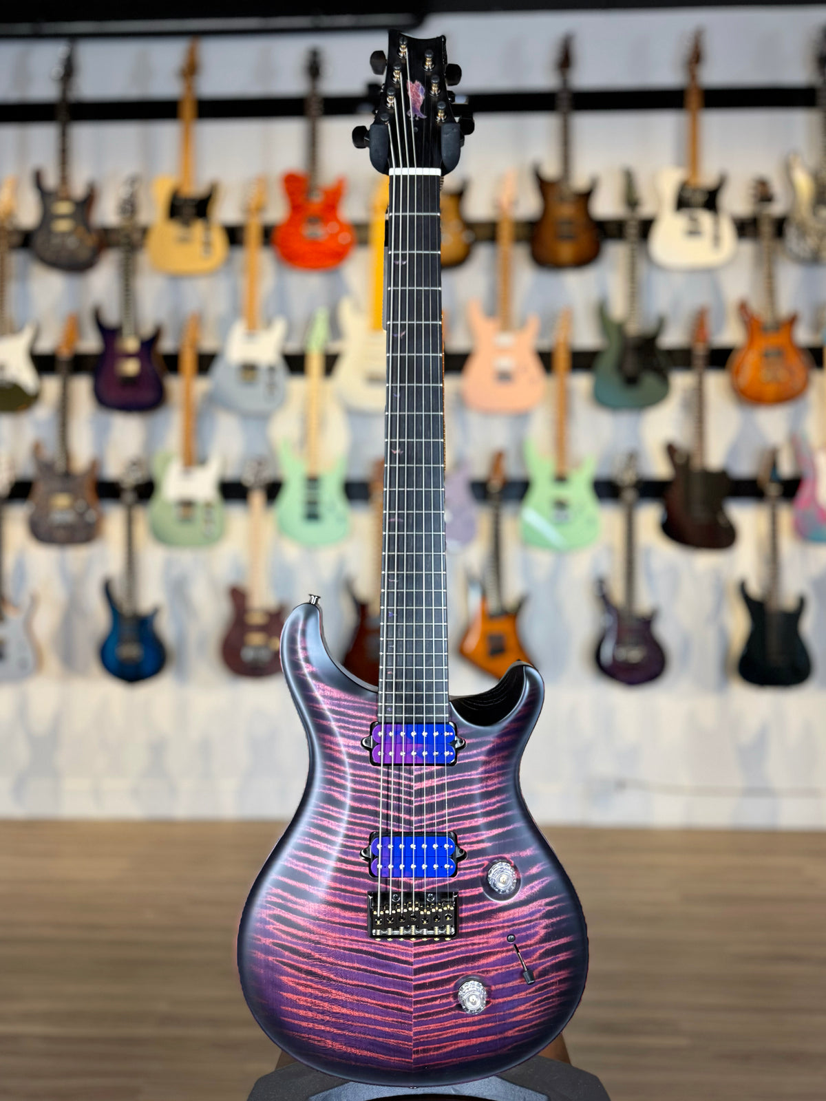PRS Private Stock Custom 24 7 String | Ultraviolet Smokeburst