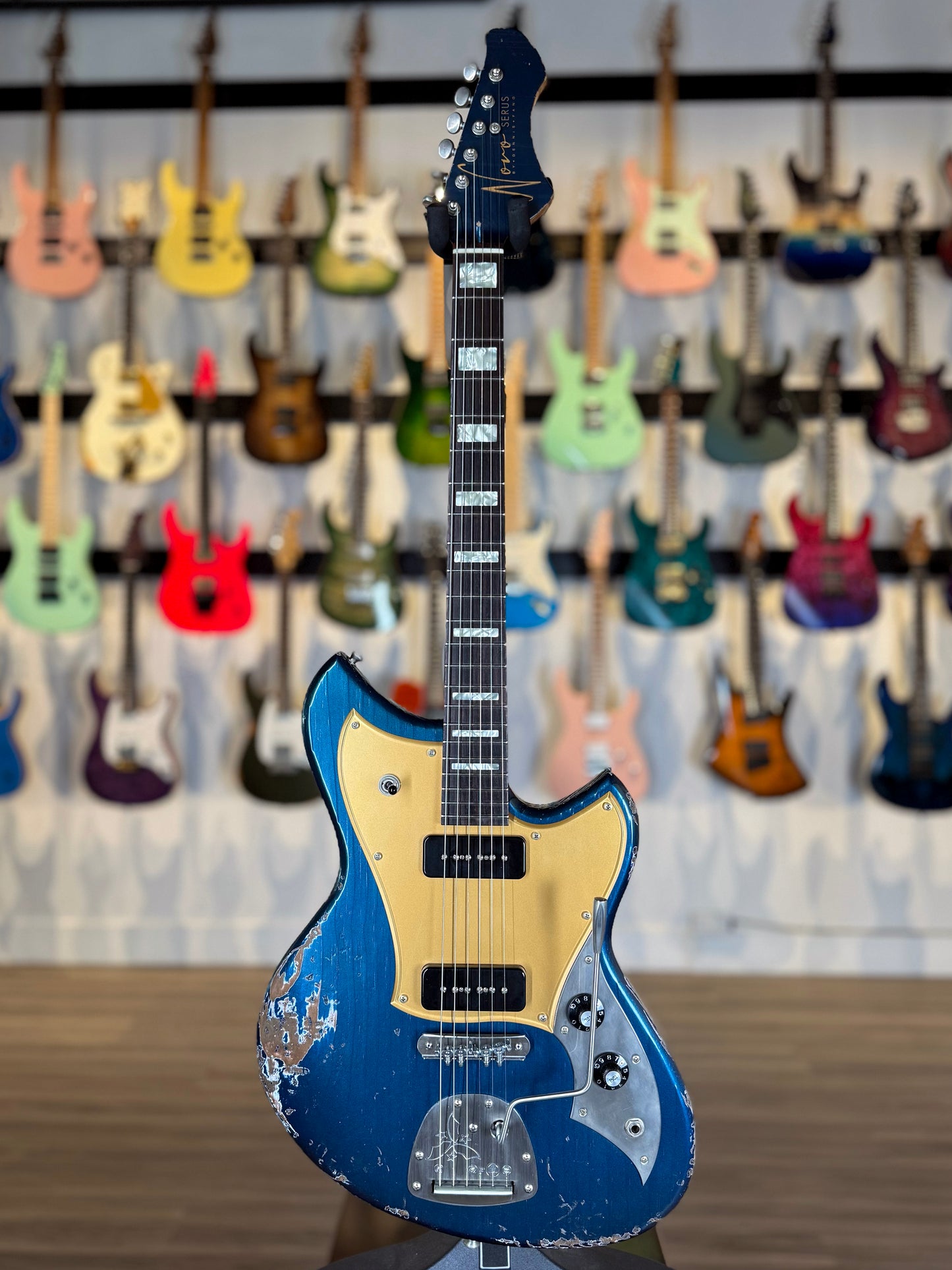 Novo Guitars Serus J Custom | Lake Como Blue