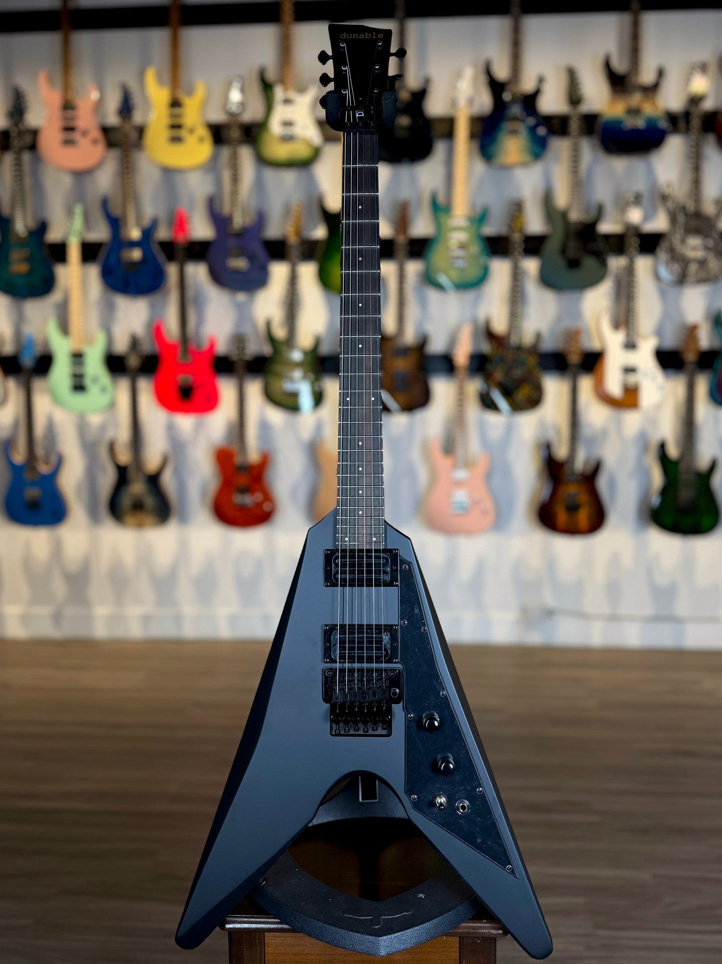 Dunable Asteroid DE | Matte Black Floyd Rose
