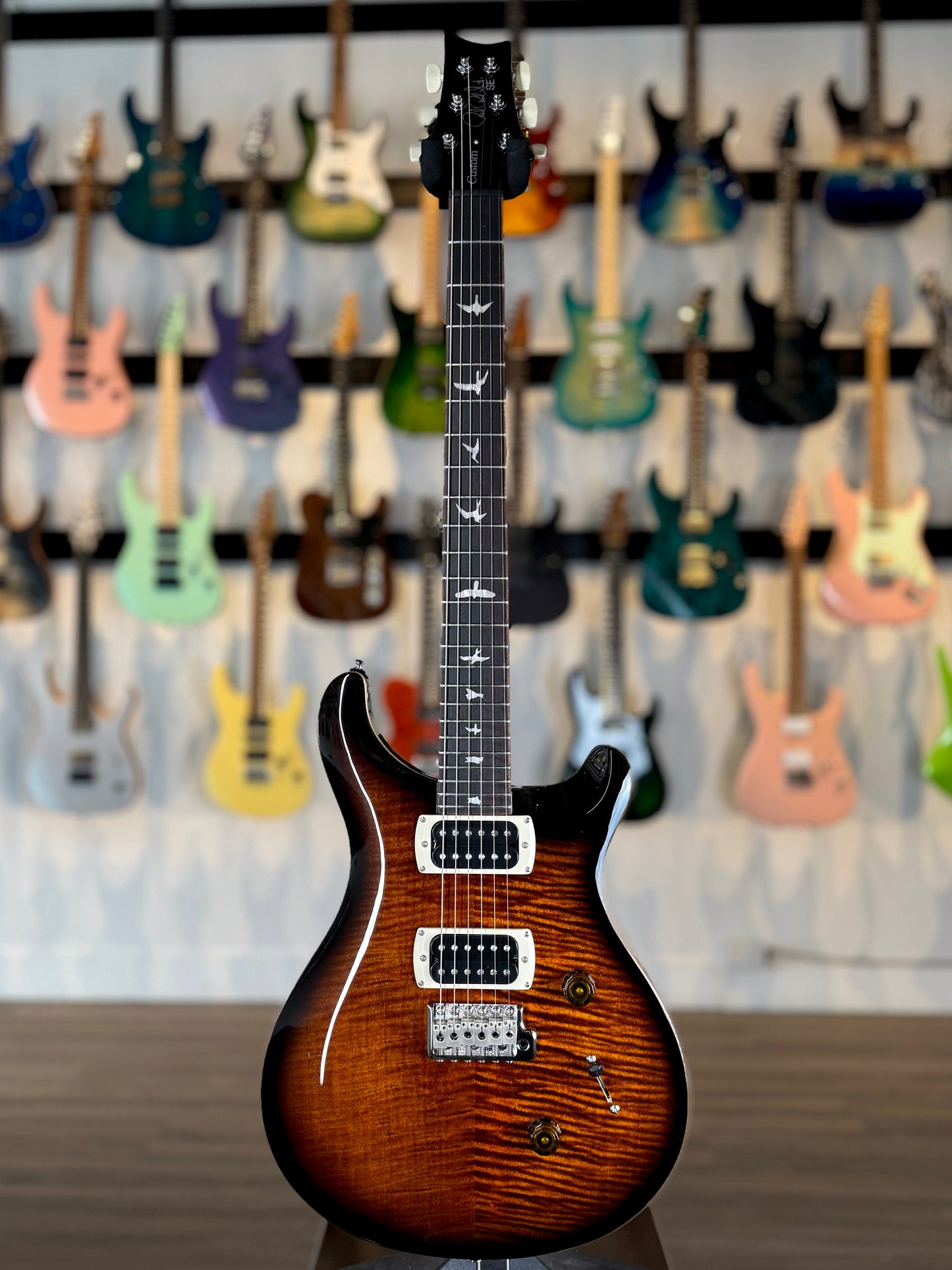 PRS SE Custom 24 | Black Gold Burst