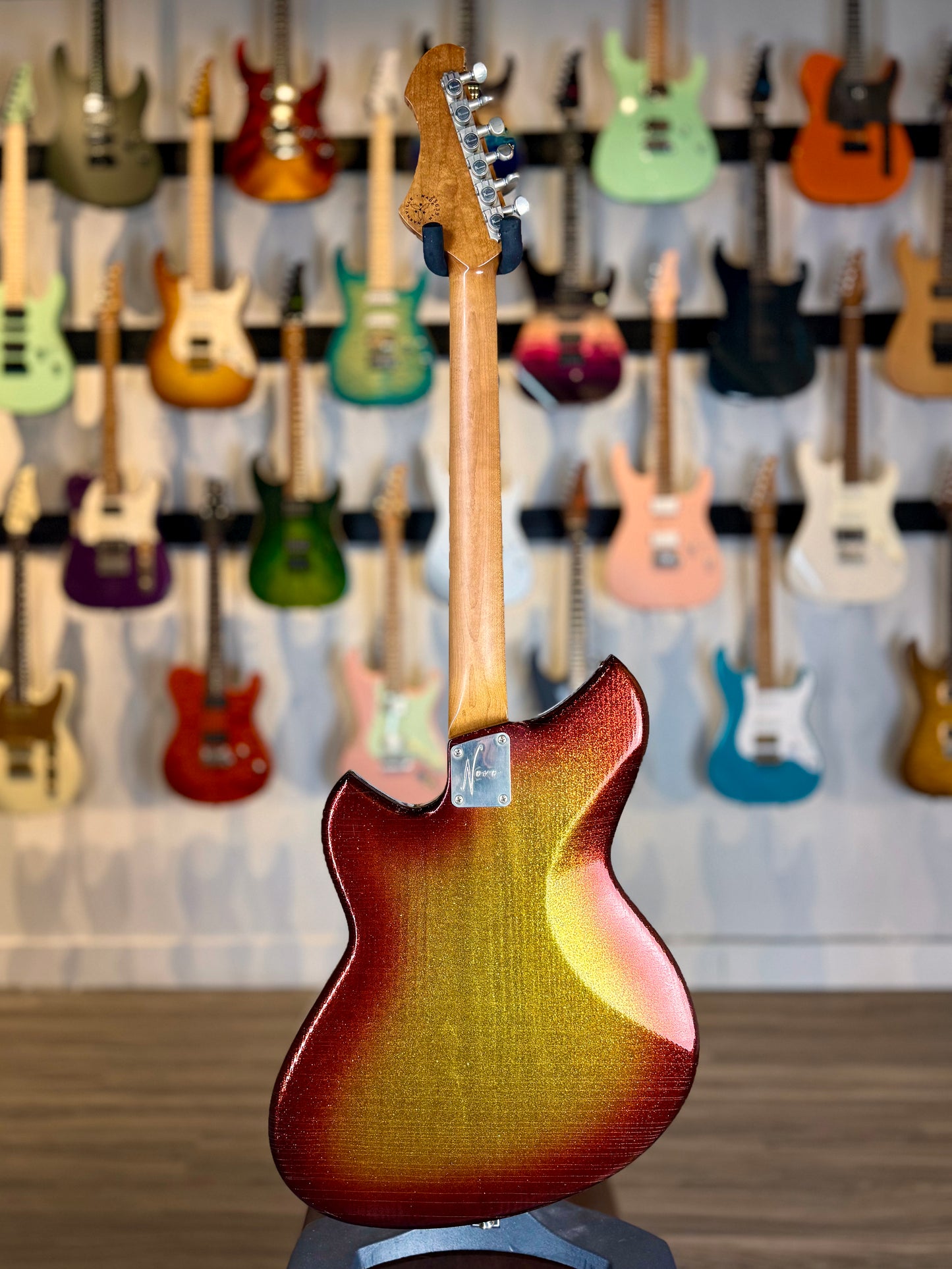 Novo Guitars Serus J Custom | Sienna Burst Sparkle