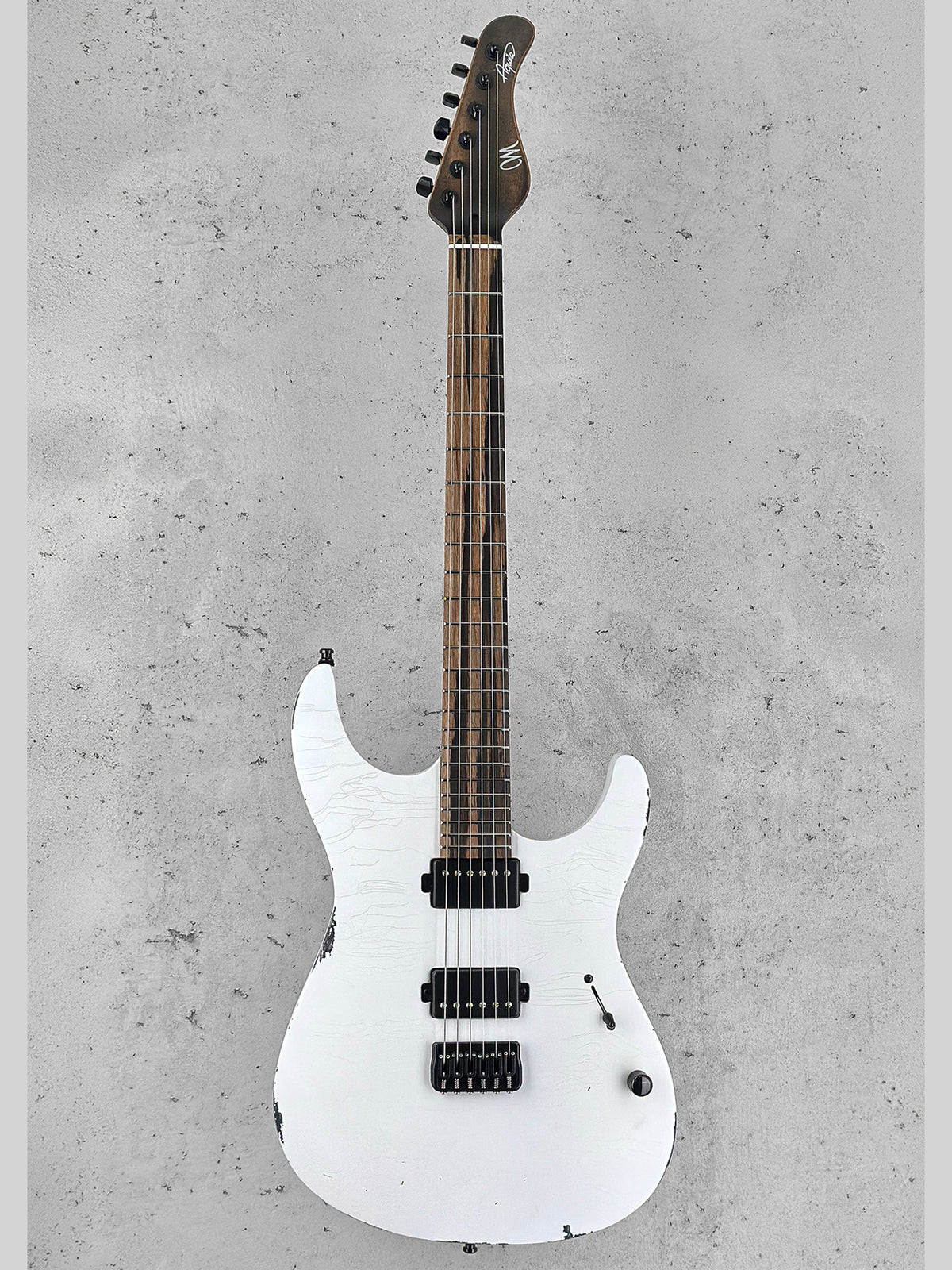 Mayones Aquila Cardinal 6 Adam Christianson Signature | Cardinal White Aged