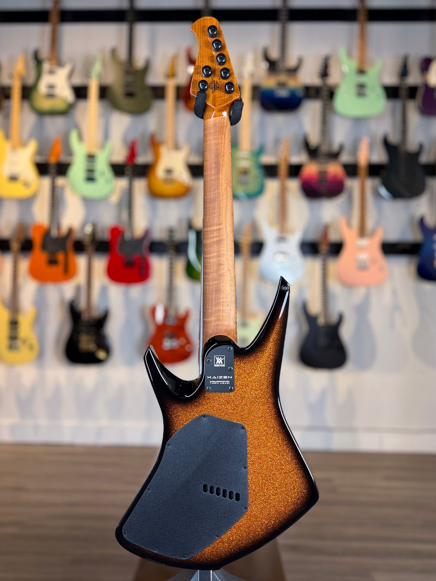 Ernie Ball Music Man Kaizen 7 | Ember Burst