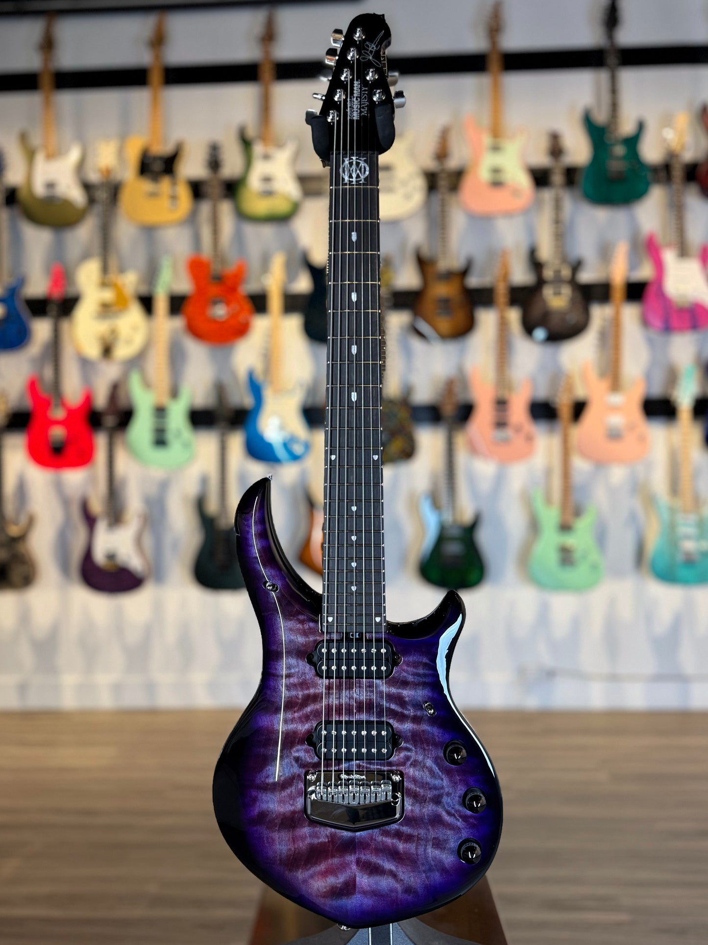 Ernie Ball Music Man Majesty 7 Premium Select | Purple Nebula II