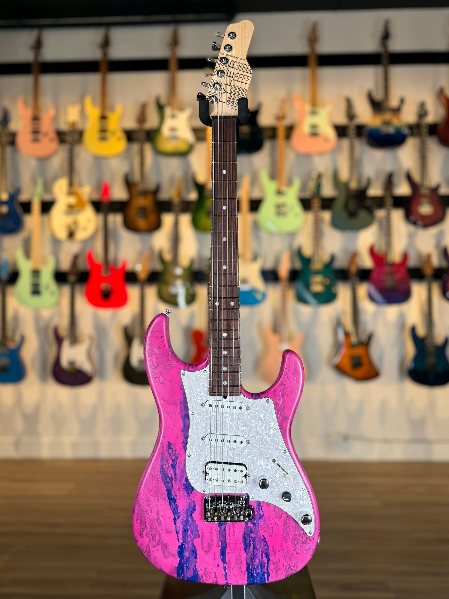 James Tyler Guitars Studio Elite HDX | Trans Fuchsia Over Antarctic Smear