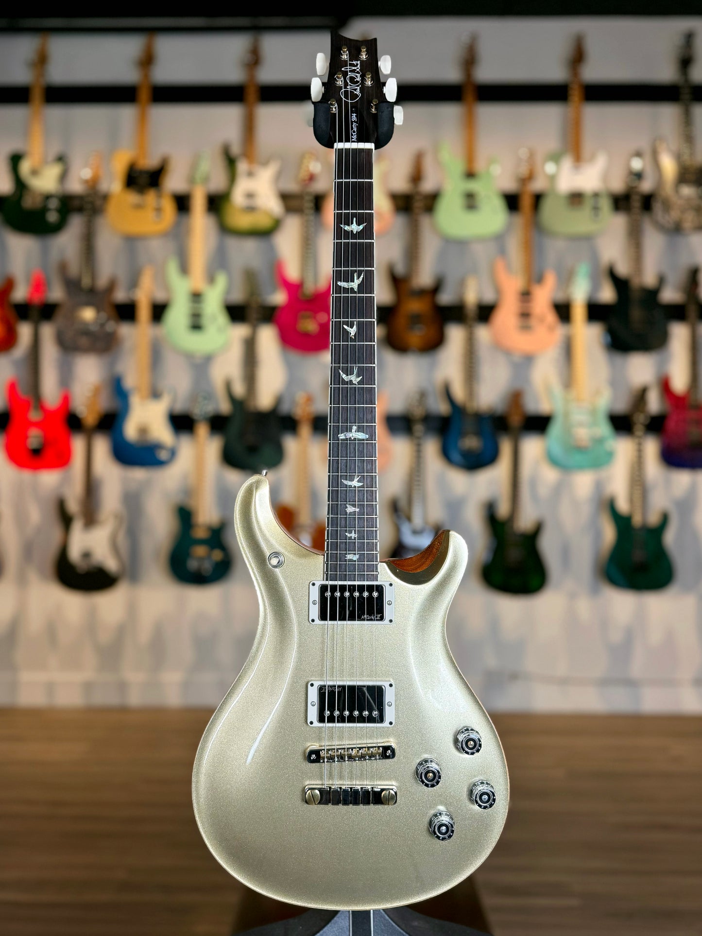 PRS McCarty 594 Sprayer's Choice | Champagne Sparkle/Natural Back